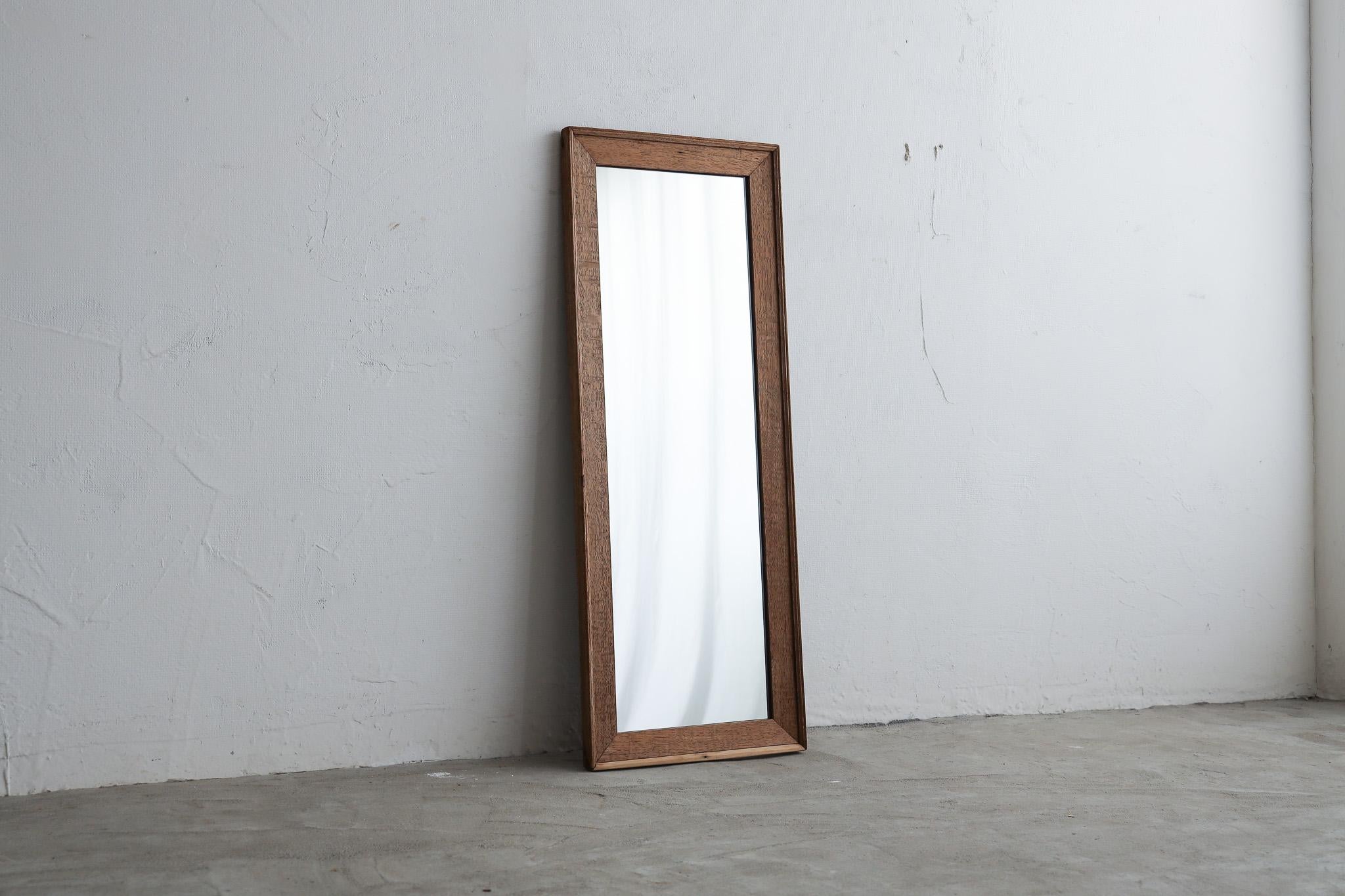 Japanese Antique Wall Mirror, Japandi For Sale 1