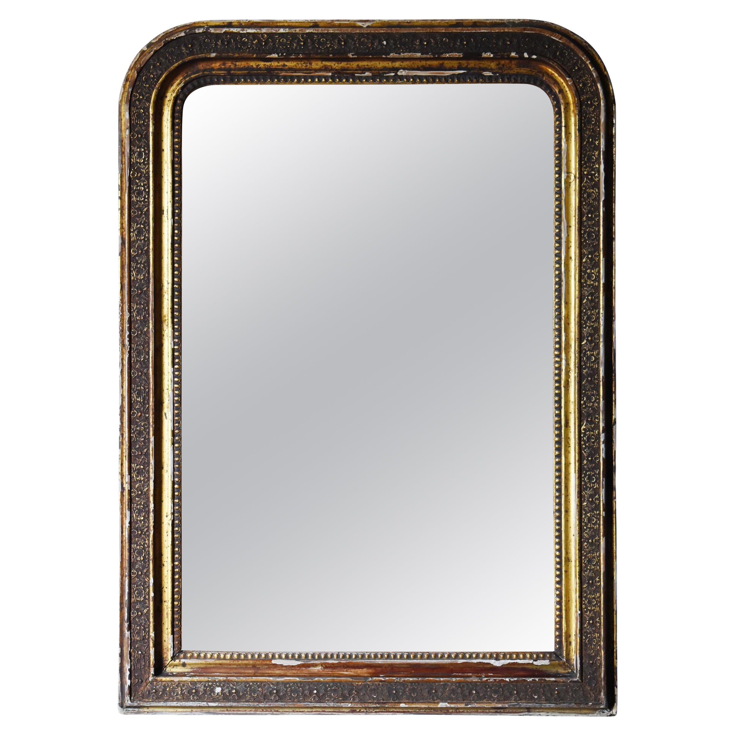 Antique Mirror giapponese del periodo Meiji 1860-1900 / Wabisabi