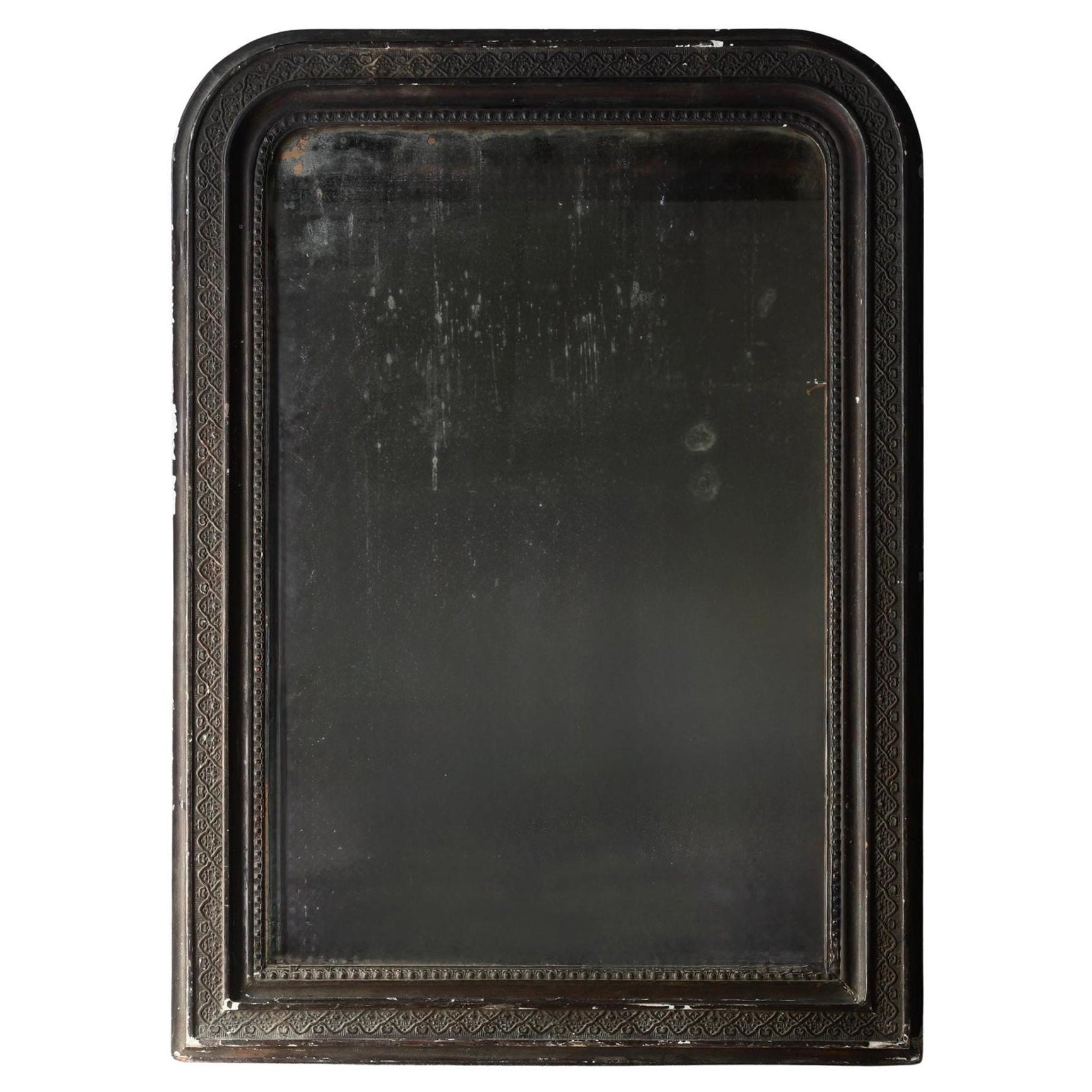 Antique Mirror giapponese / Periodo Meiji 1908 Wabi-sabi
