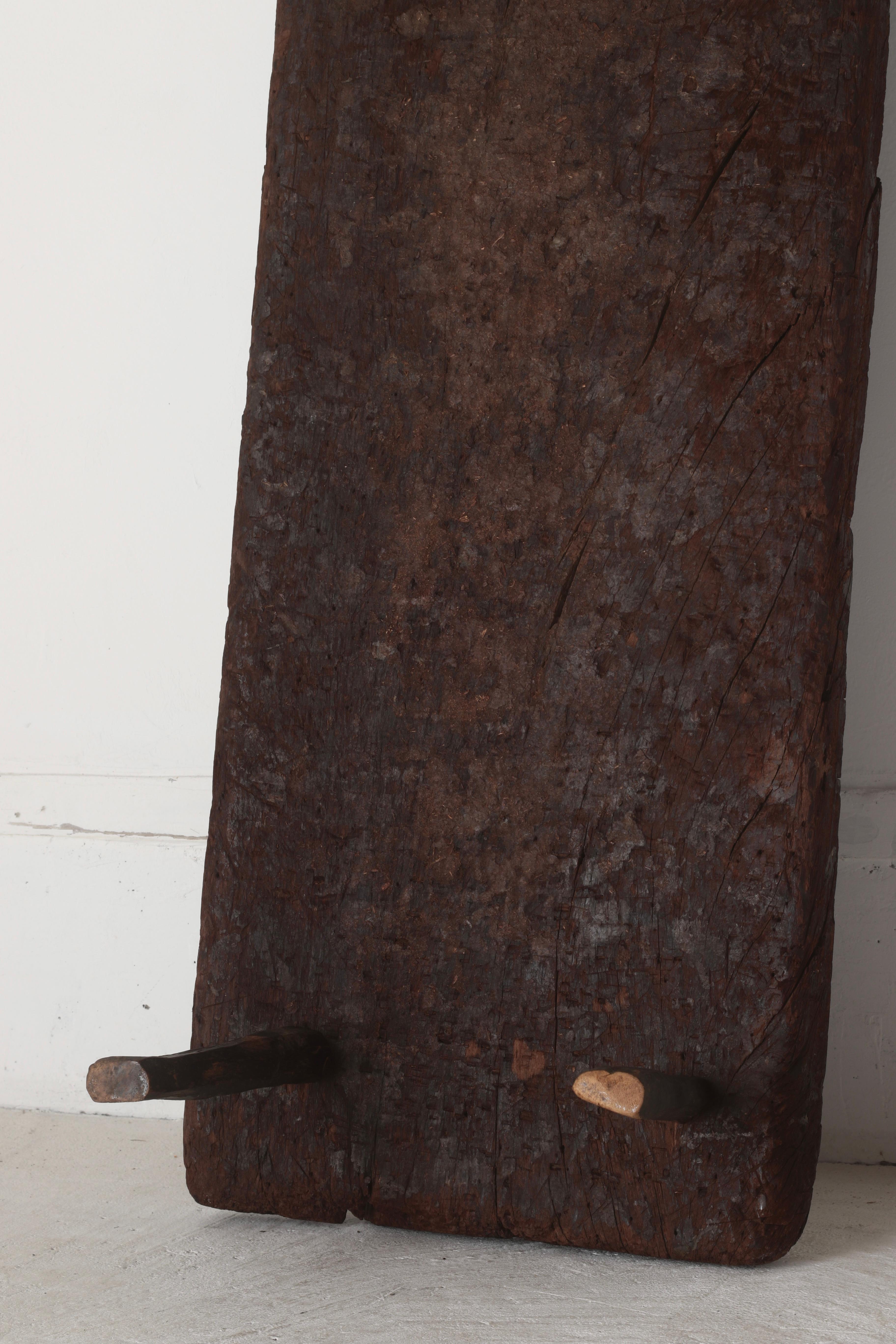 Table basse / table de canapé japonaise Antique Warped / Wabi-sabi Primitive en vente 8
