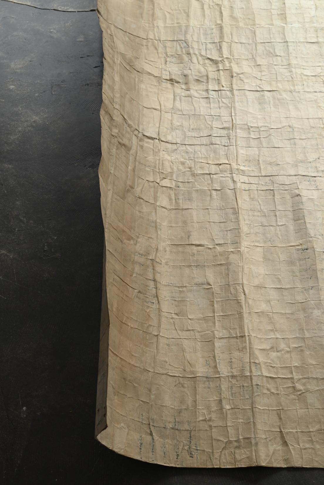 Tapisserie japonaise ancienne en papier washi / 1868-1920 / Wabi-Sabi MINGEI Art en vente 8