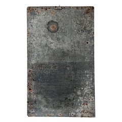 Japanese Antique Weathered Tin plate・19th Century Wabi-sabi Abstract Wall Art