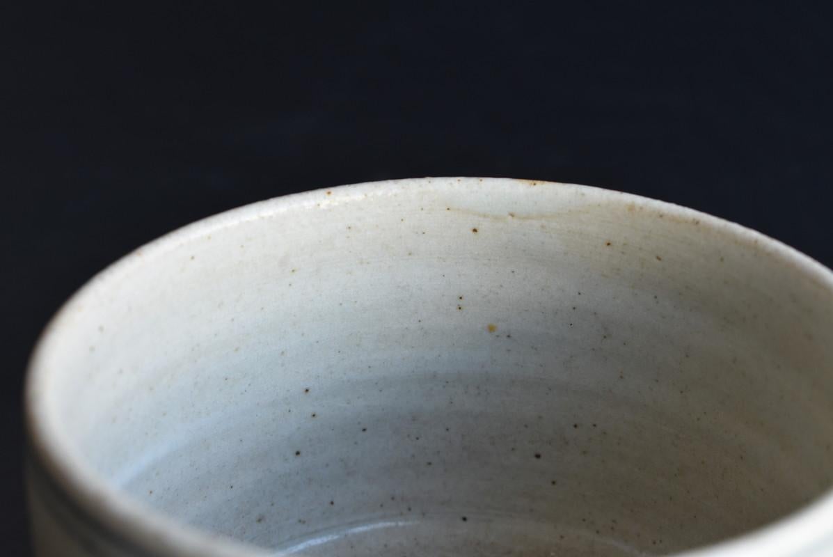 Japanese Antique White Porcelain Blue Painting Bowl / Imari Ware / Edo Period 3