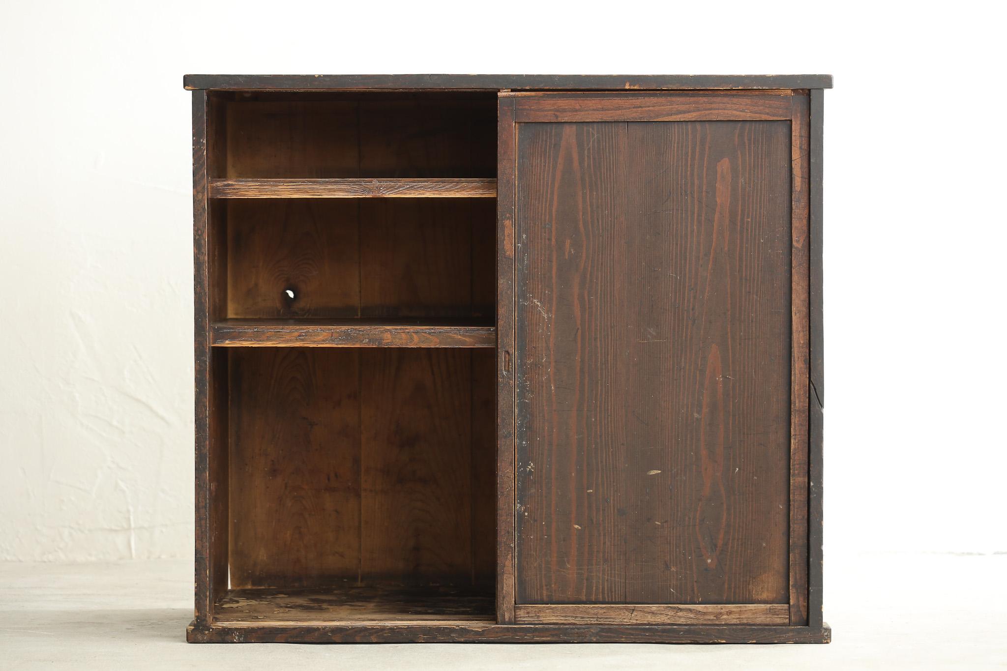 Japanische antike japanische Holzschränke, Wabi Sabi, Japandi im Angebot 8