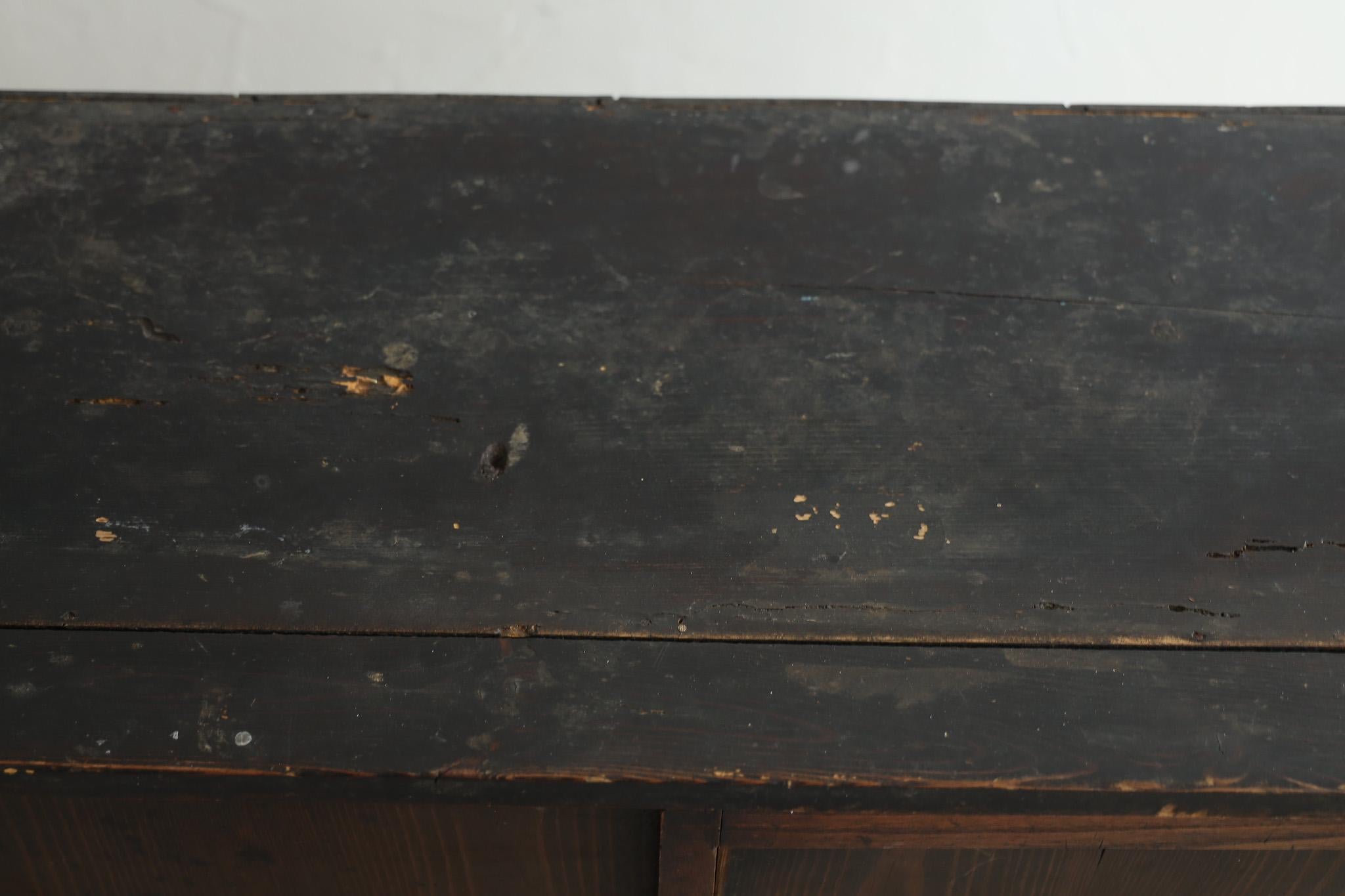 Japanische antike japanische Holzschränke, Wabi Sabi, Japandi im Angebot 9