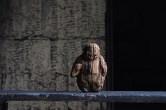 Talla Antigua Japonesa Daikokuten 1800s-1860s / Figurilla Wabisabi