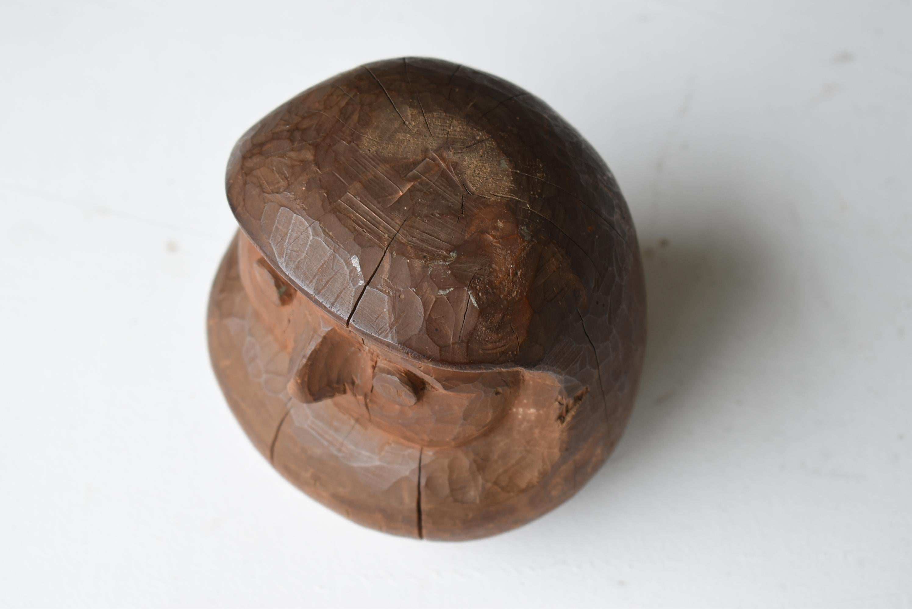 Japanese Antique Wood Carving Daruma 1860s-1920s/Mingei Folk Art ...