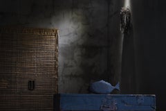 Japanese Antique Wood Carving Fish 1860s-1900s / Mingei Figurine Object Wabisabi