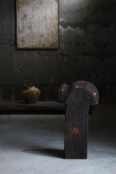 Japanese Antique Wood Carving Huge Penis 1700s-1800s / Figurine Object Wabisabi