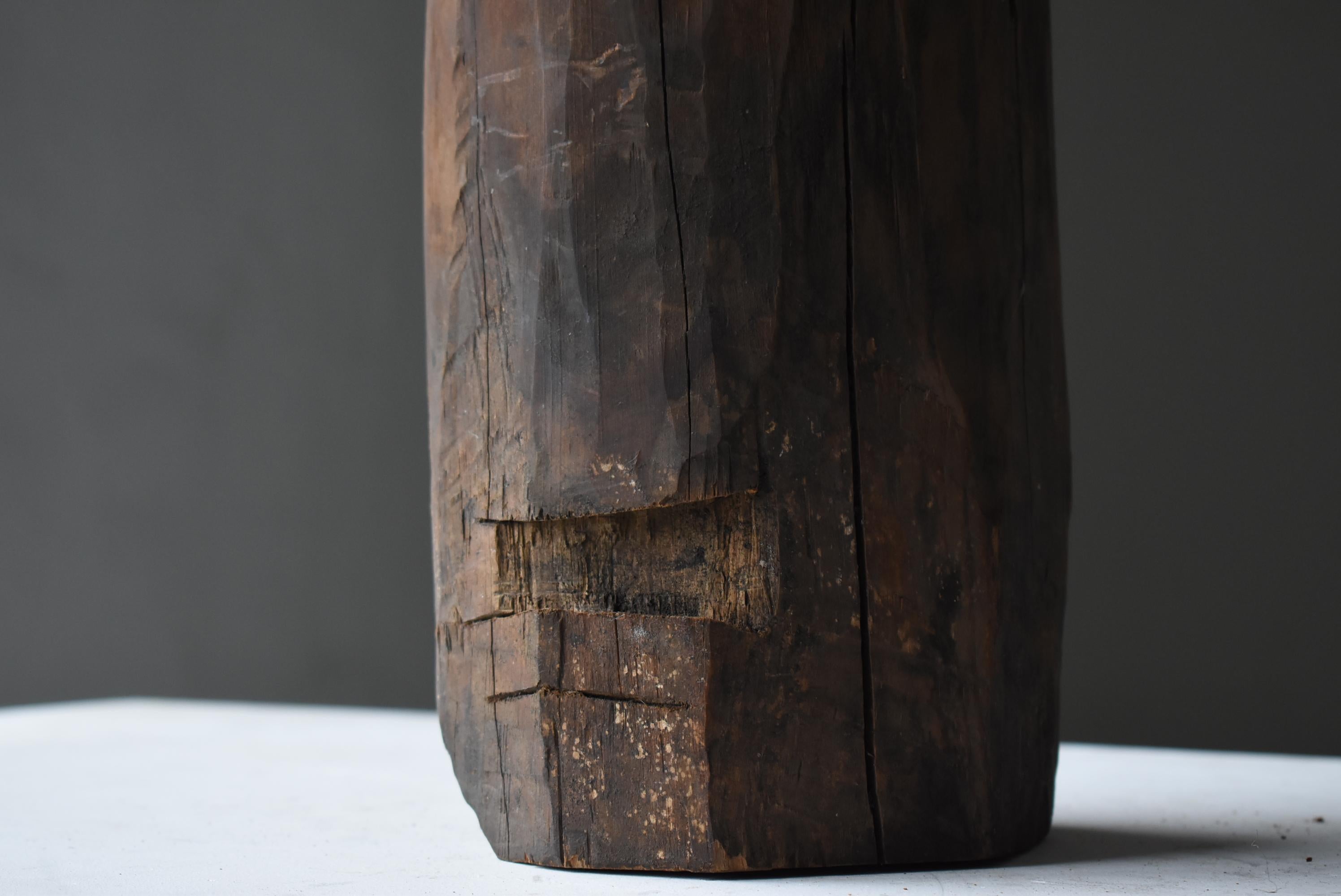 Japanese Antique Wood Carving Huge Penis 1800s-1860s / Figurine Object Wabi Sabi 3
