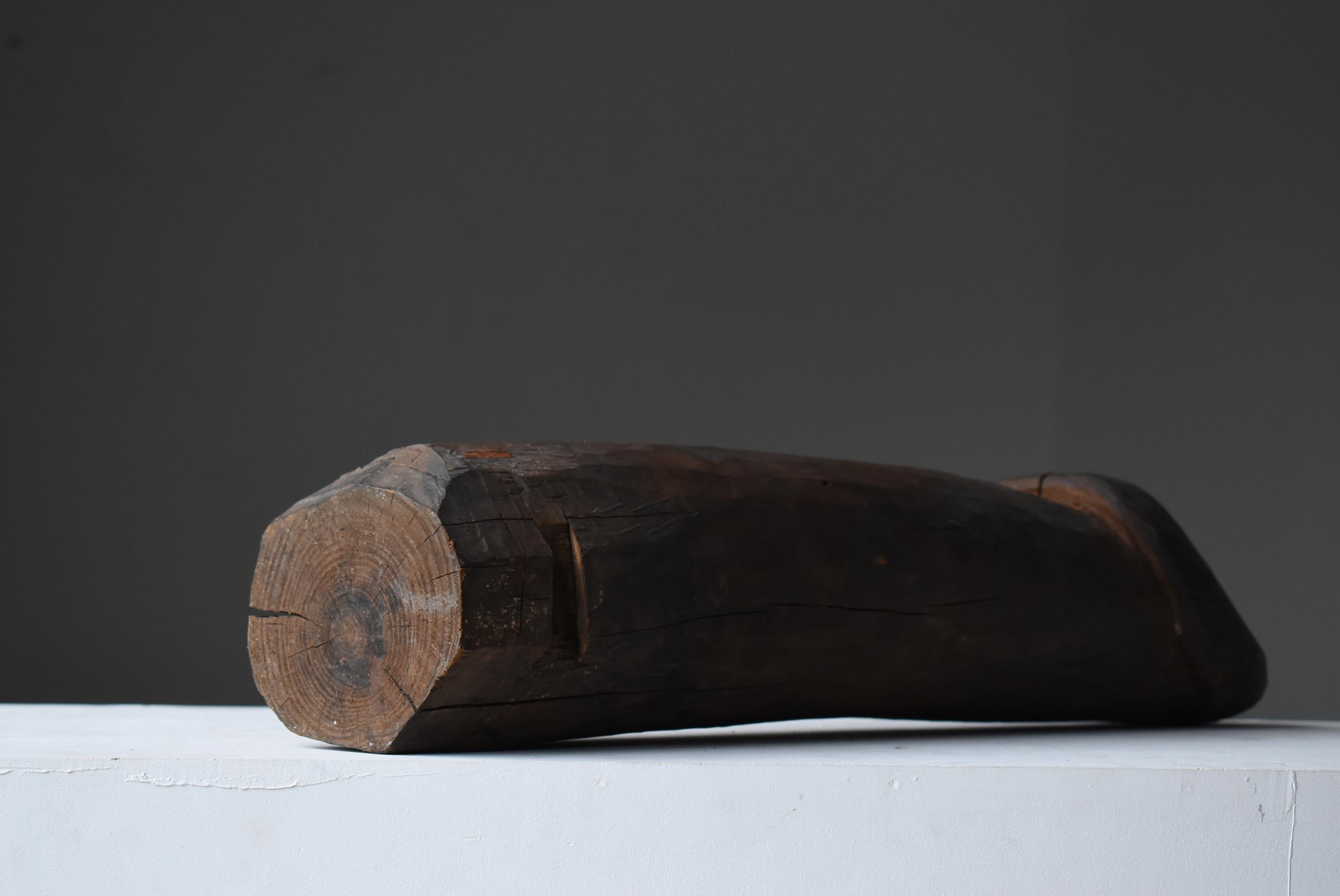 Japanese Antique Wood Carving Huge Penis 1800s-1860s / Figurine Object Wabi Sabi 7