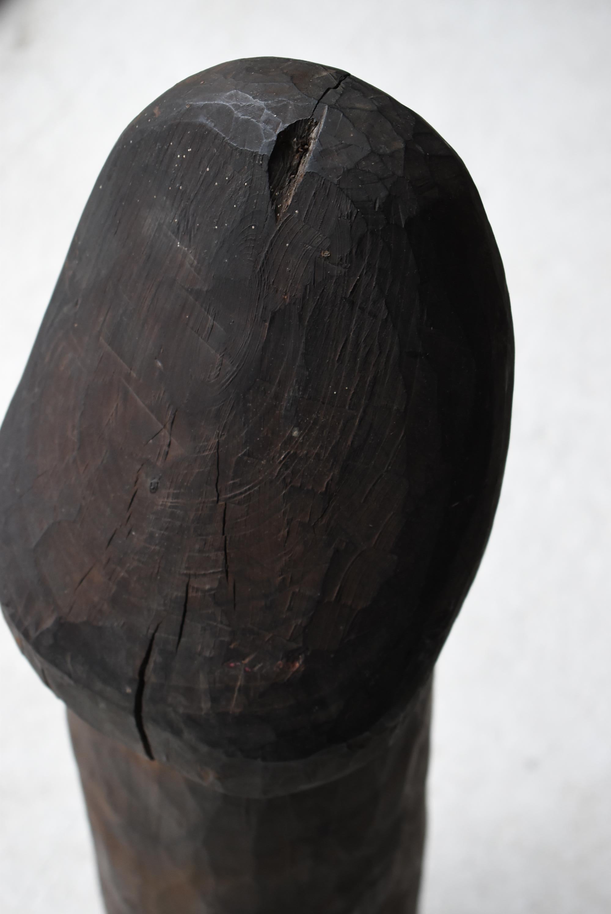 Japanese Antique Wood Carving Huge Penis 1800s-1860s / Figurine Object Wabi Sabi 8