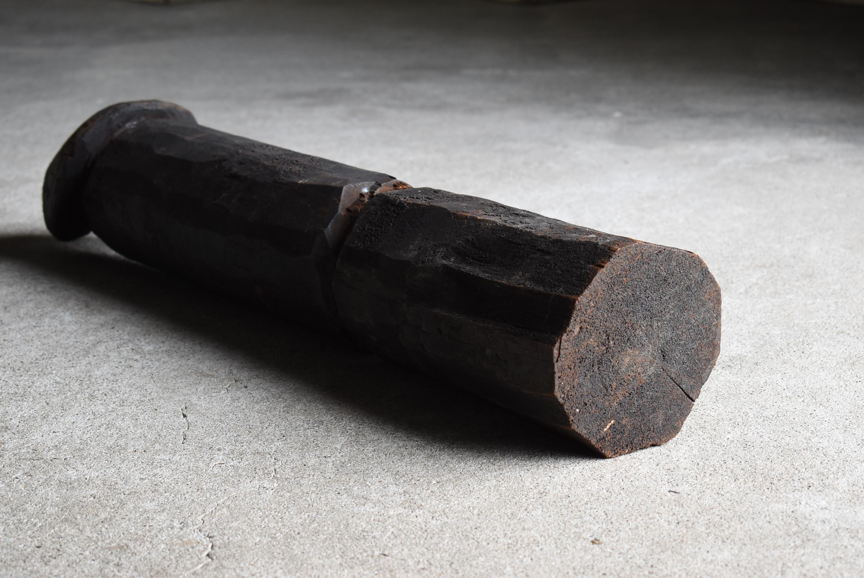 Japanese Antique Wood Carving Huge Penis 1800s-1860s / Sculpture Wabisabi 8