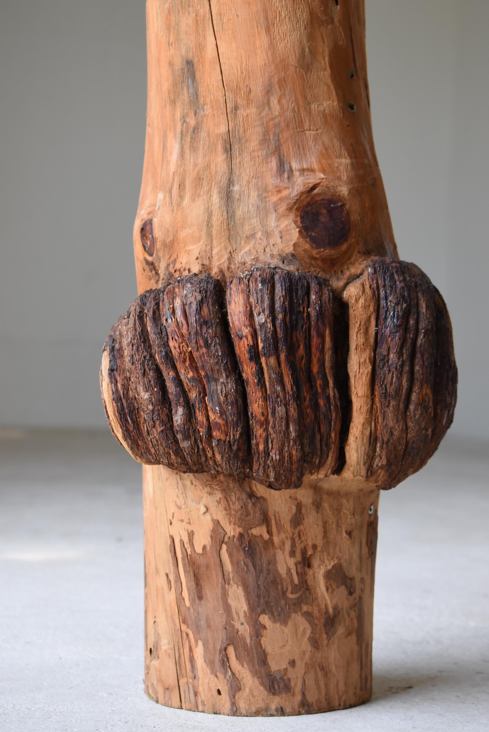 Japanese Antique Wood Carving Huge Penis 1860s-1900s/Figurine Mingei Wabi-Sabi 6