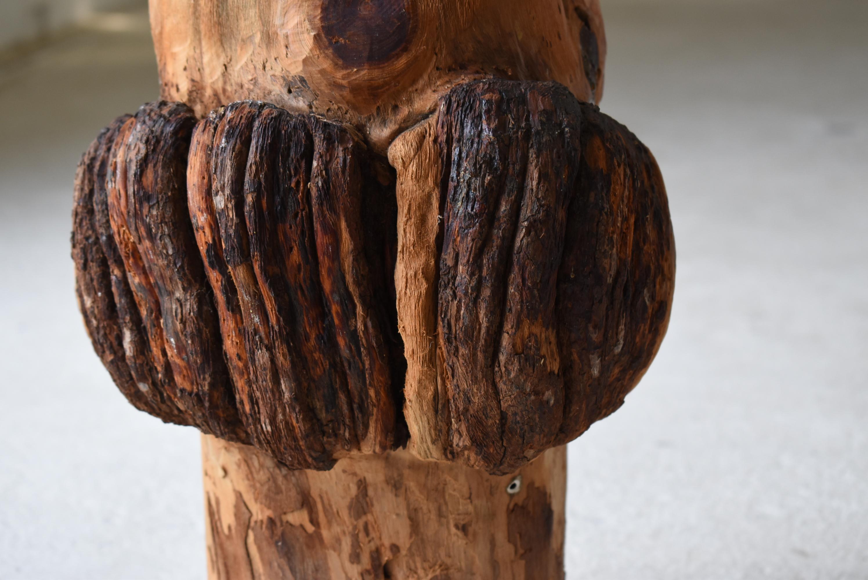 Japanese Antique Wood Carving Huge Penis 1860s-1900s/Figurine Mingei Wabi-Sabi 7