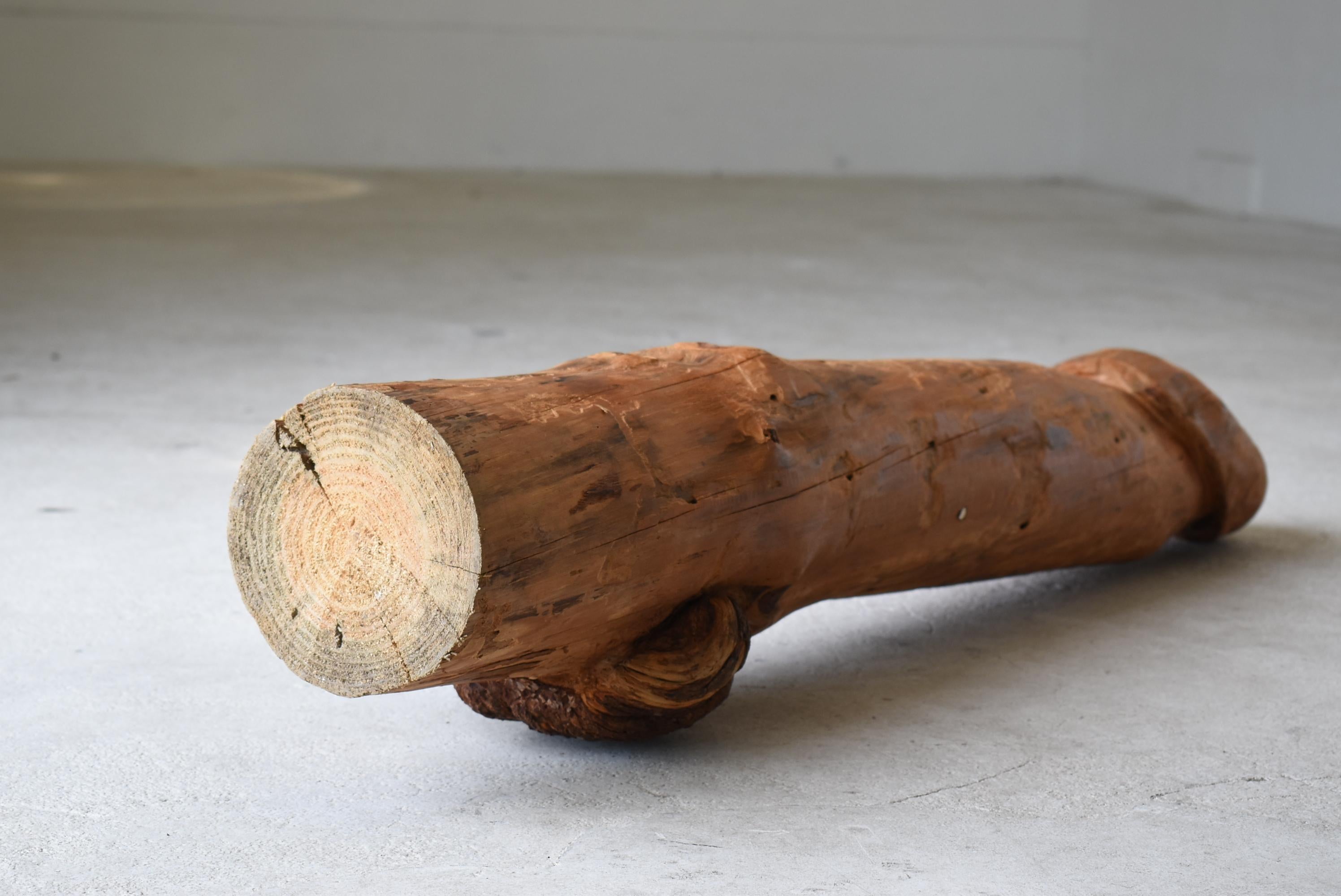 Japanese Antique Wood Carving Huge Penis 1860s-1900s/Figurine Mingei Wabi-Sabi 8