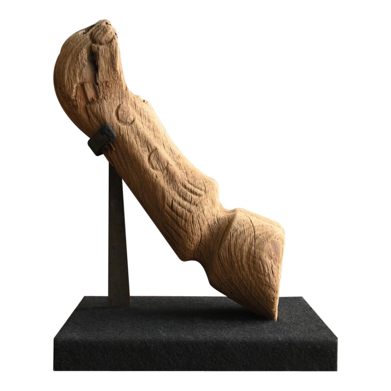 Sculpture japonaise ancienne « Pieds de Kirin » /1800s/ Sculptures de sanctuaires et de temples