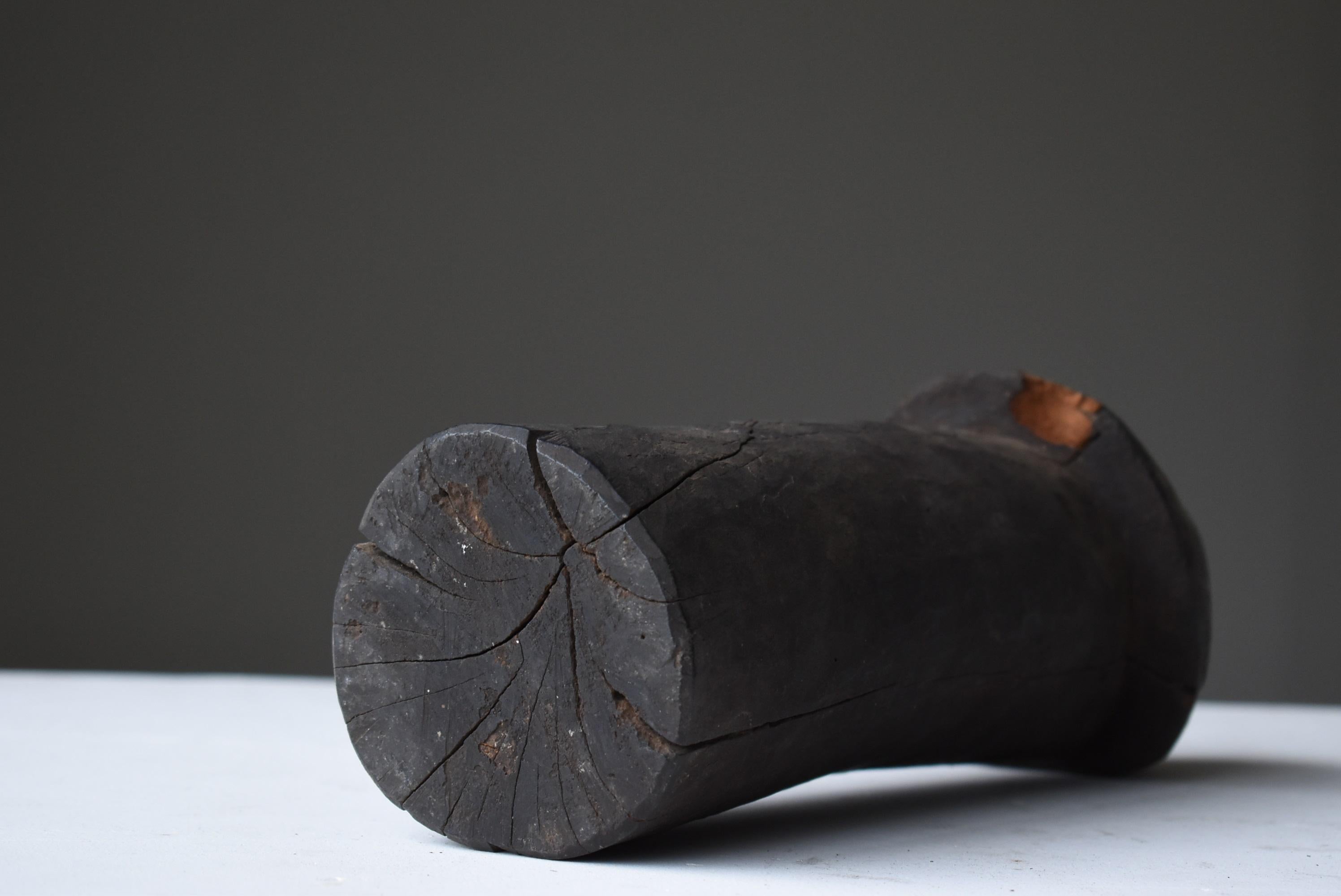 Japanese Antique Wood Carving Penis 1800s-1900s/Antique Figurine Wabisabi Object 4