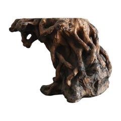 Japanese Antique Wood Carving Stand / 1868-1920 / Exhibition Stand