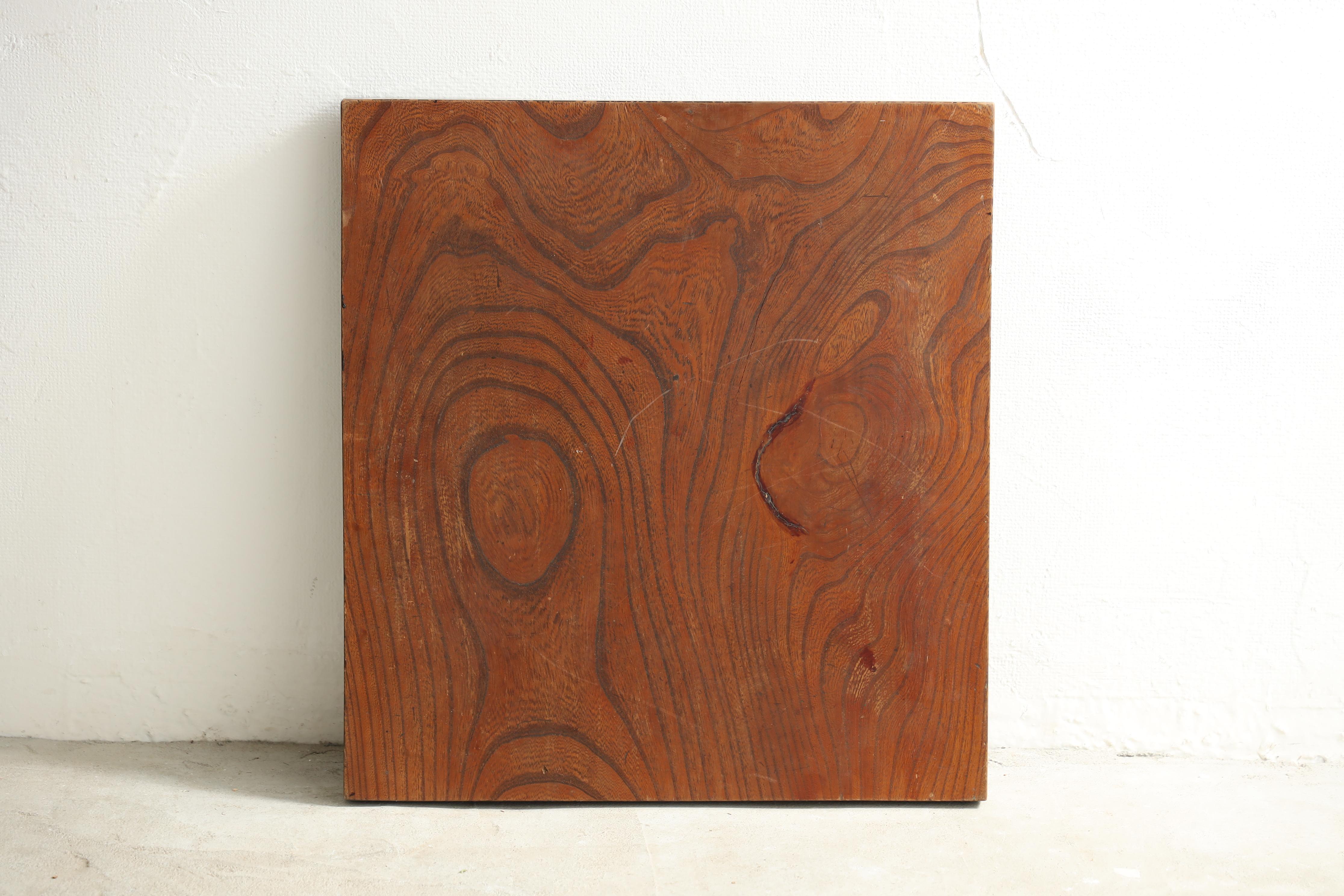 Panel de Pared Tallado en Madera Antigua Japonesa, Arte Abstracto , Wabi Sabi en venta 8