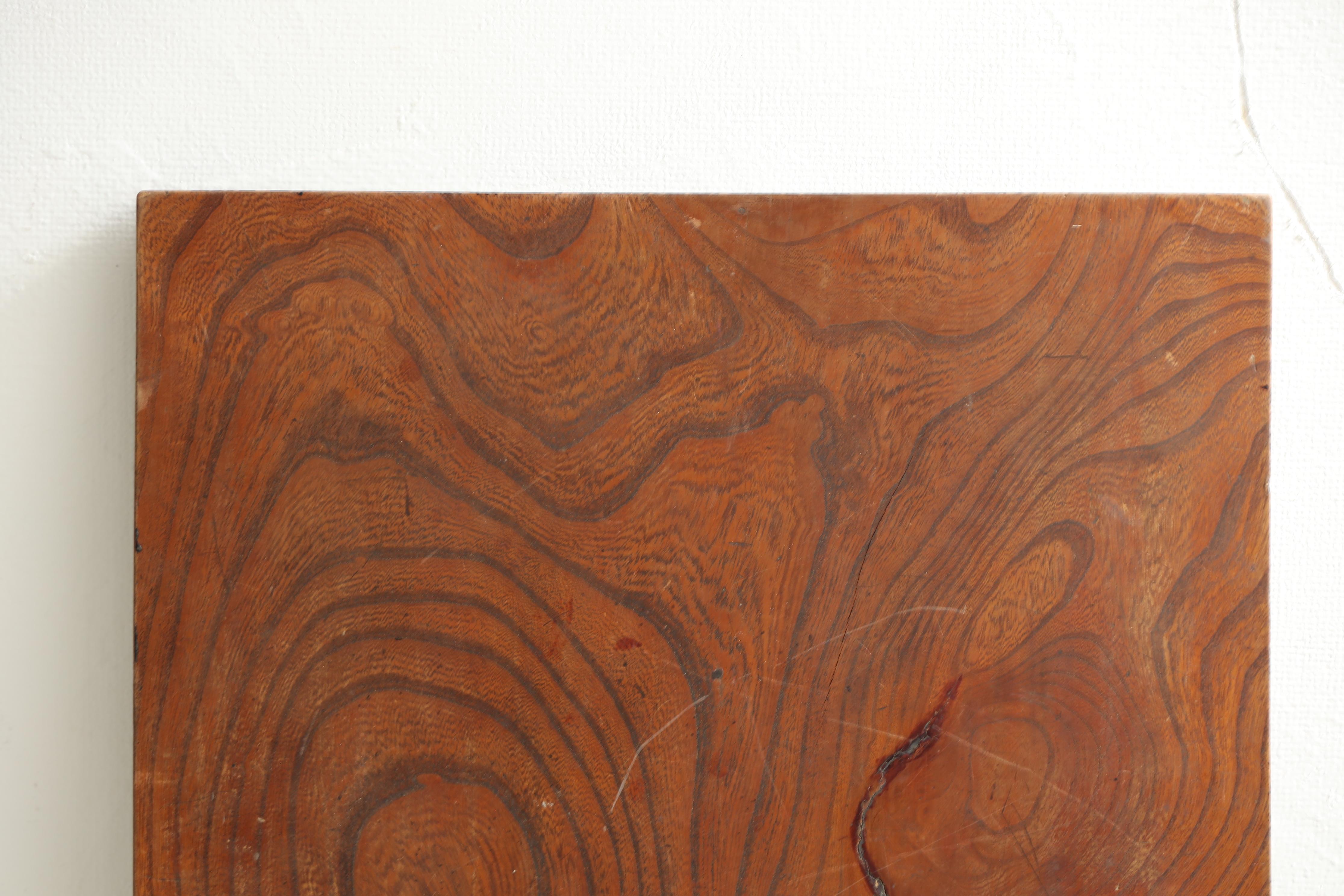 Panel de Pared Tallado en Madera Antigua Japonesa, Arte Abstracto , Wabi Sabi en venta 9
