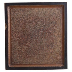 Japanese Antique Wood Carving Wall Panel, Abstract Art , Wabi Sabi