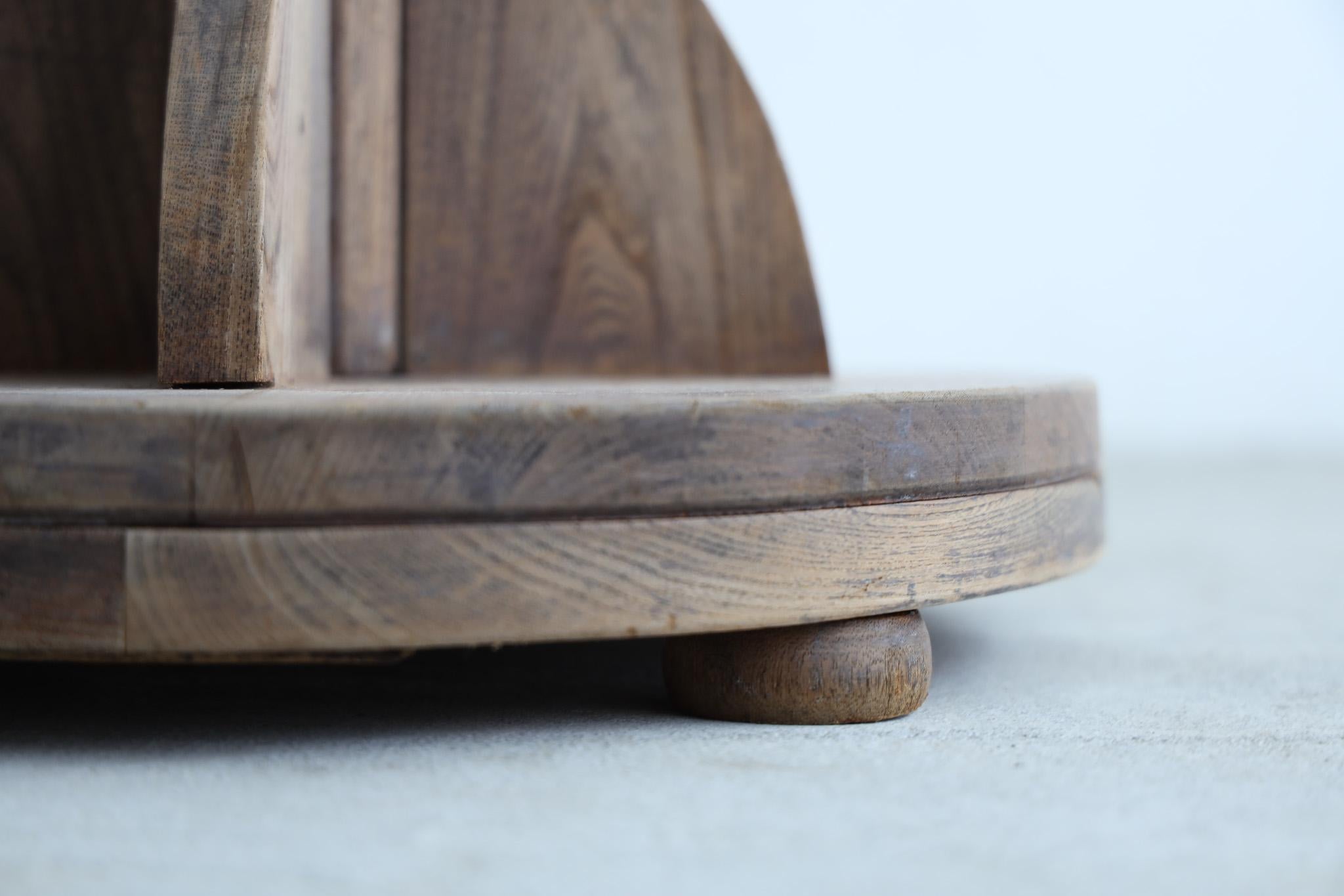 Porte cintre japonais en Wood antique, Wabi Sabi, Japandi en vente 1