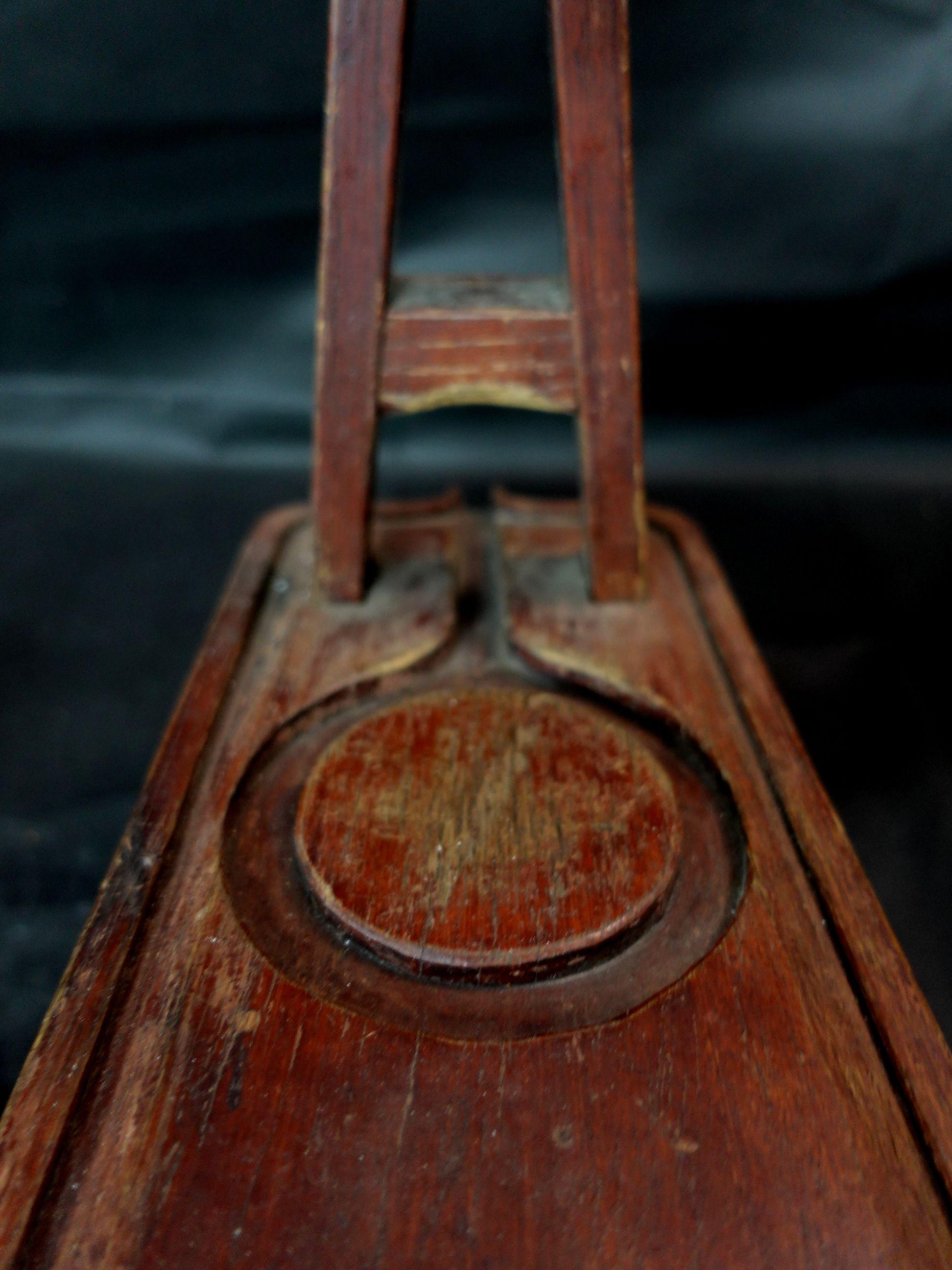 Japanischer antiker japanischer Holzkrug, Ric.00033 im Angebot 6