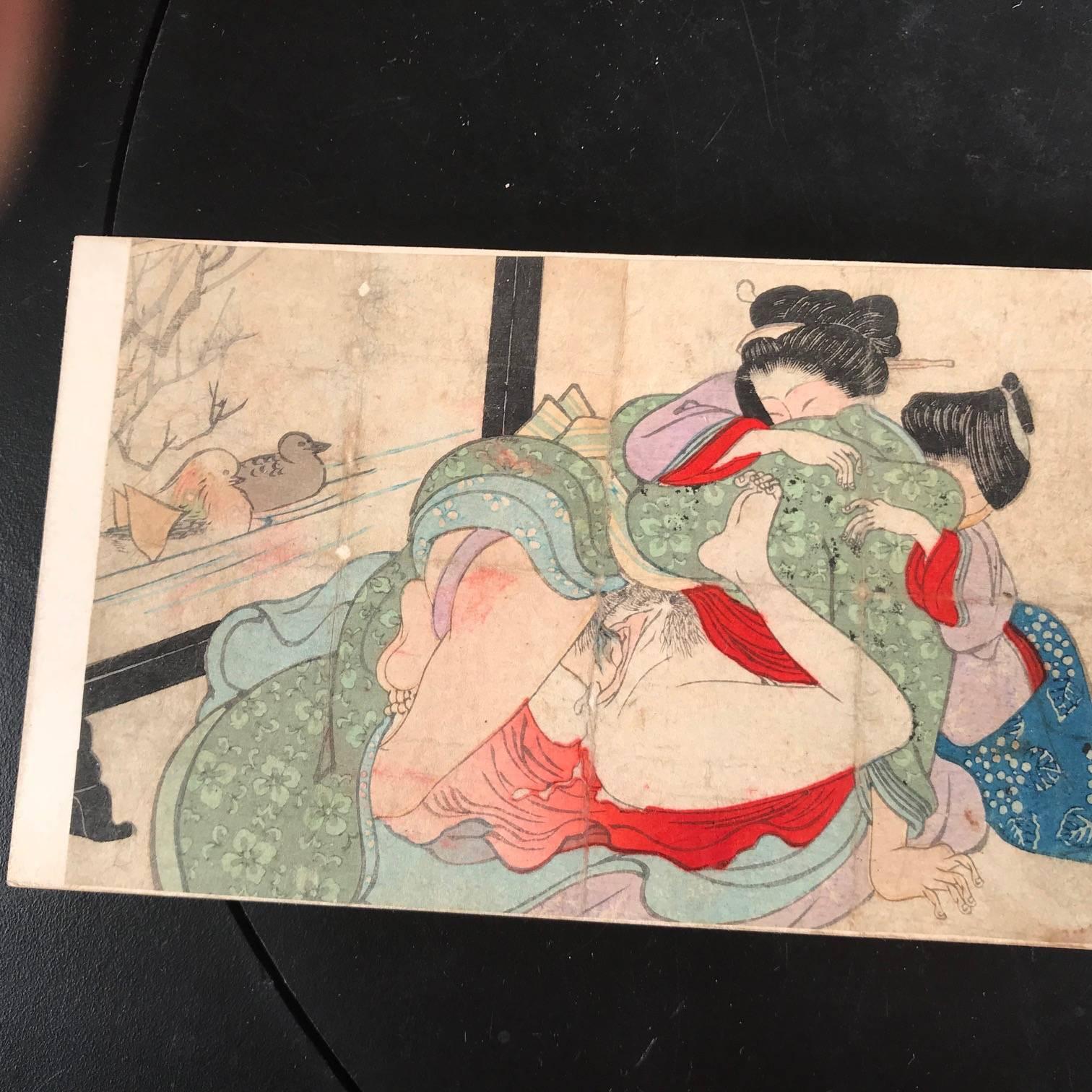 japanese woodblock prints shunga