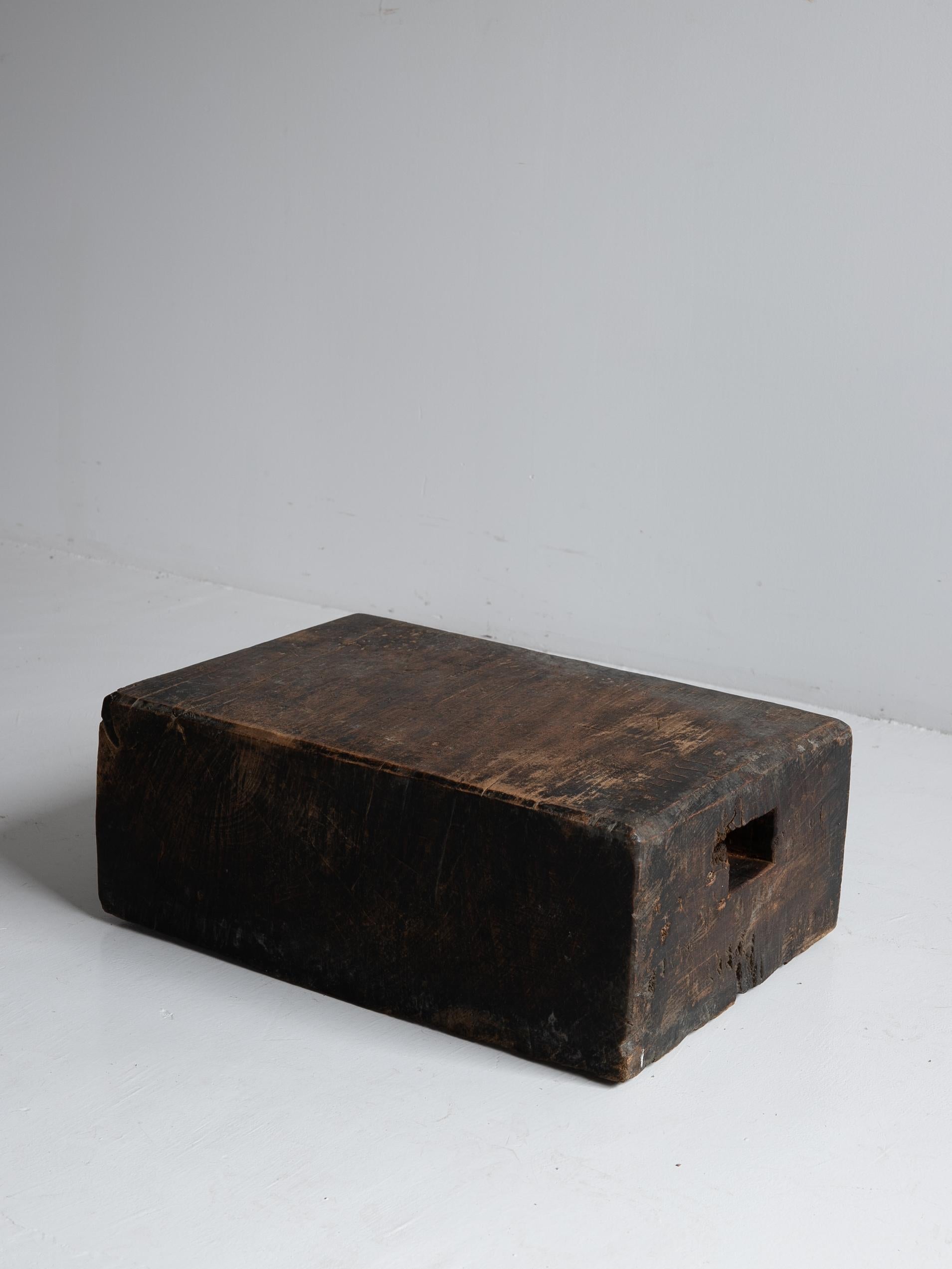 Japanese Antique Wooden Block Exhibition Stand 1860s-1920s / Primitive Wabisabi 9