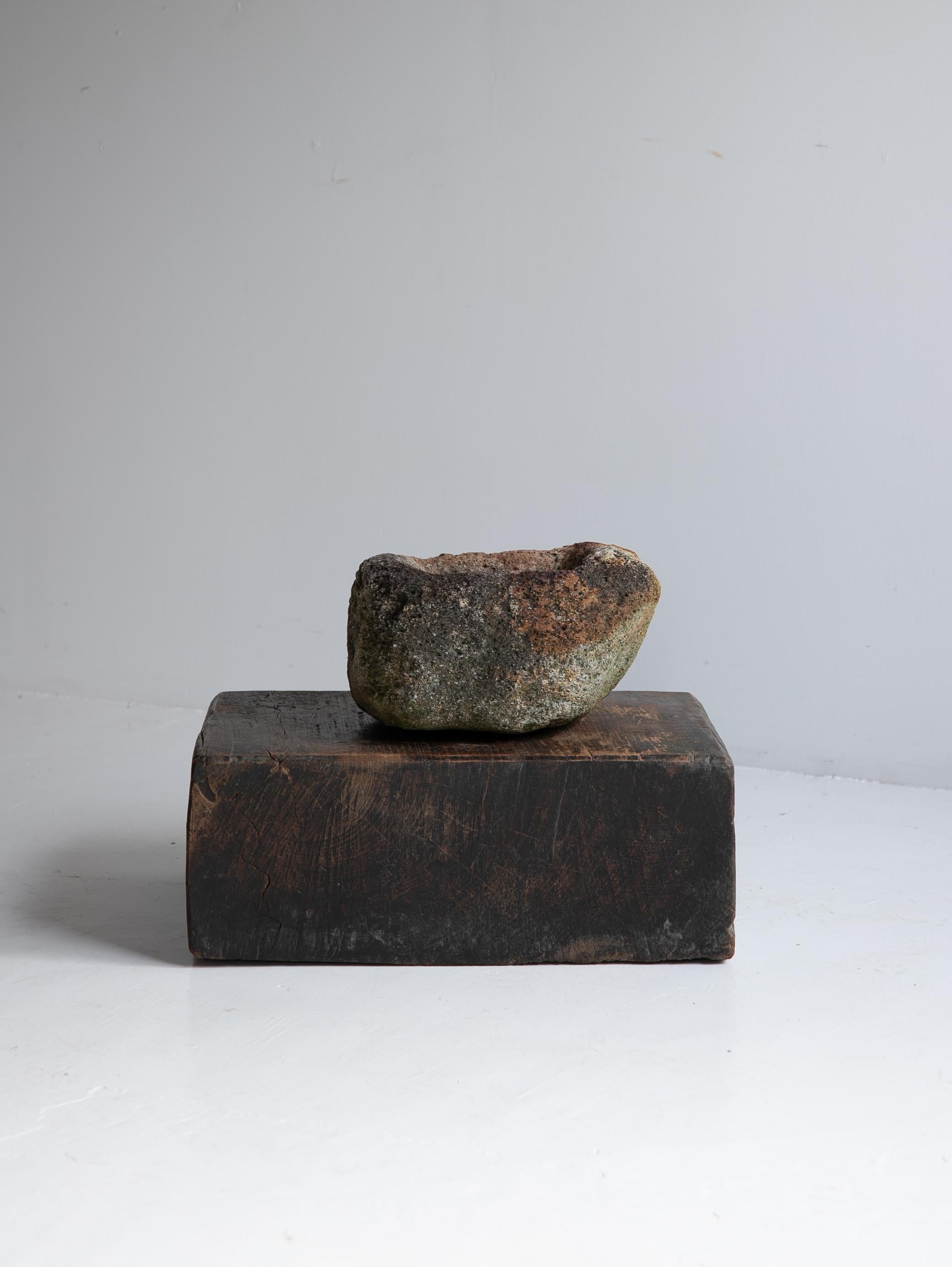 Japanese Antique Wooden Block Exhibition Stand 1860s-1920s / Primitive Wabisabi 1