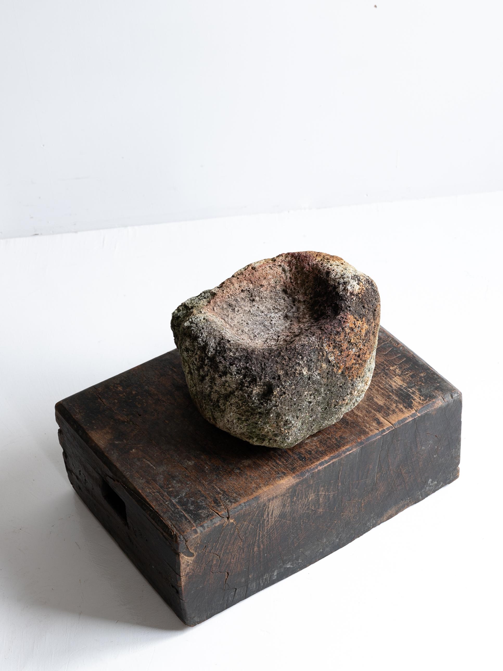 Japanese Antique Wooden Block Exhibition Stand 1860s-1920s / Primitive Wabisabi 3