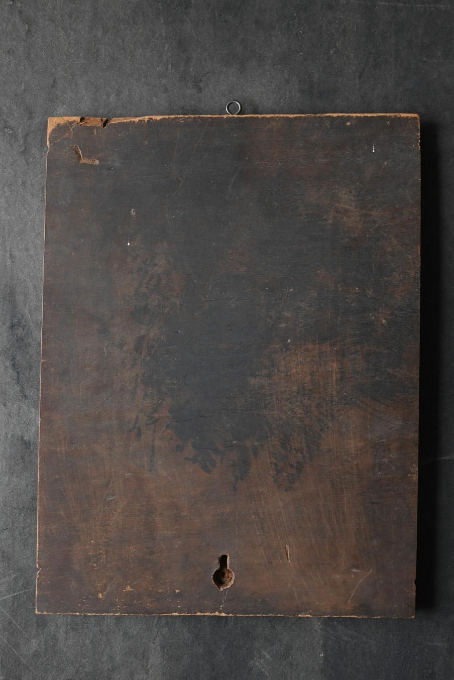 Bloques de madera antiguos japoneses/1800-1920/encantos de papel/arte budista Haya en venta