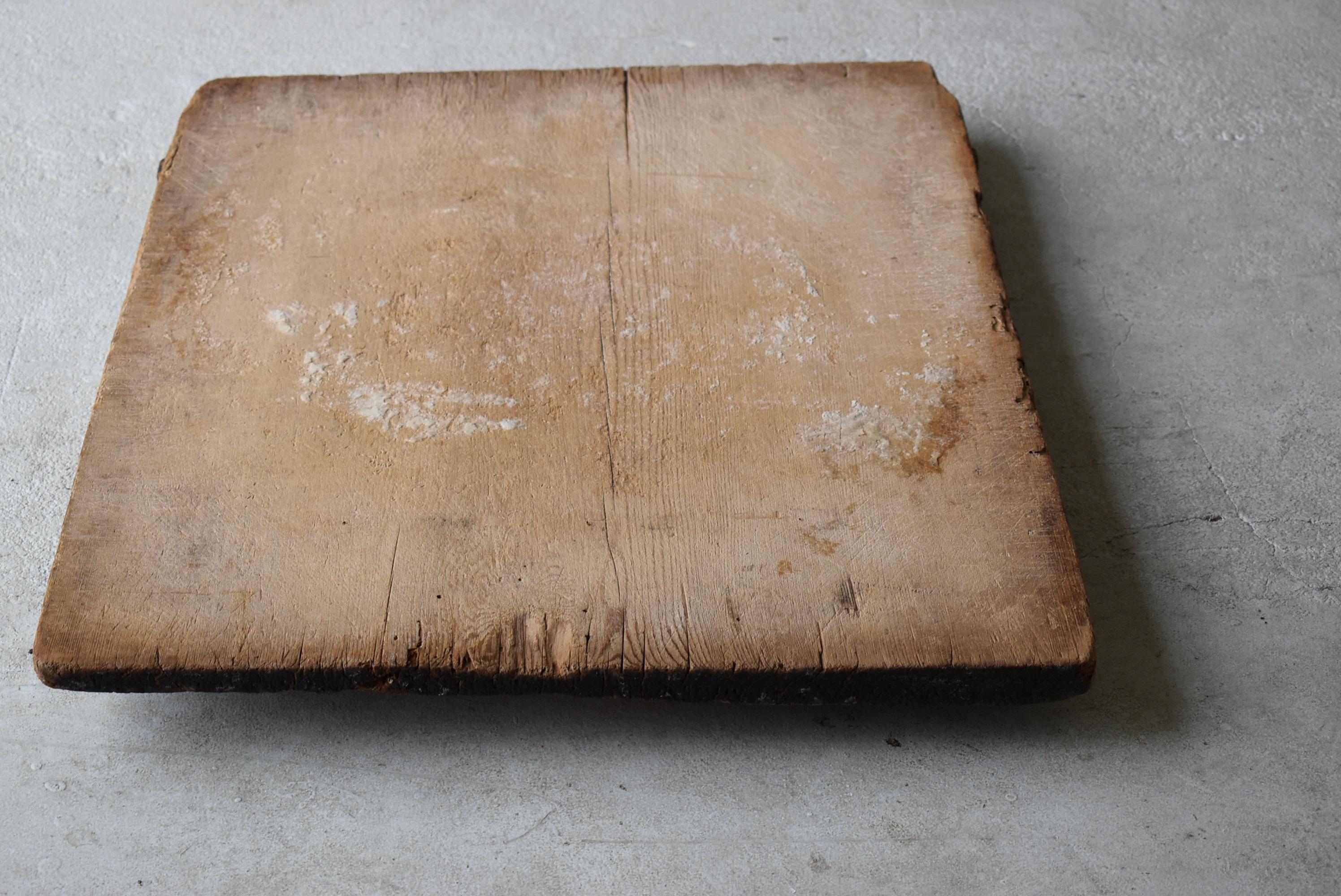 Japanese Antique Wooden Board 1800s-1900s/Abstract Art Working Table Wabisabi 8