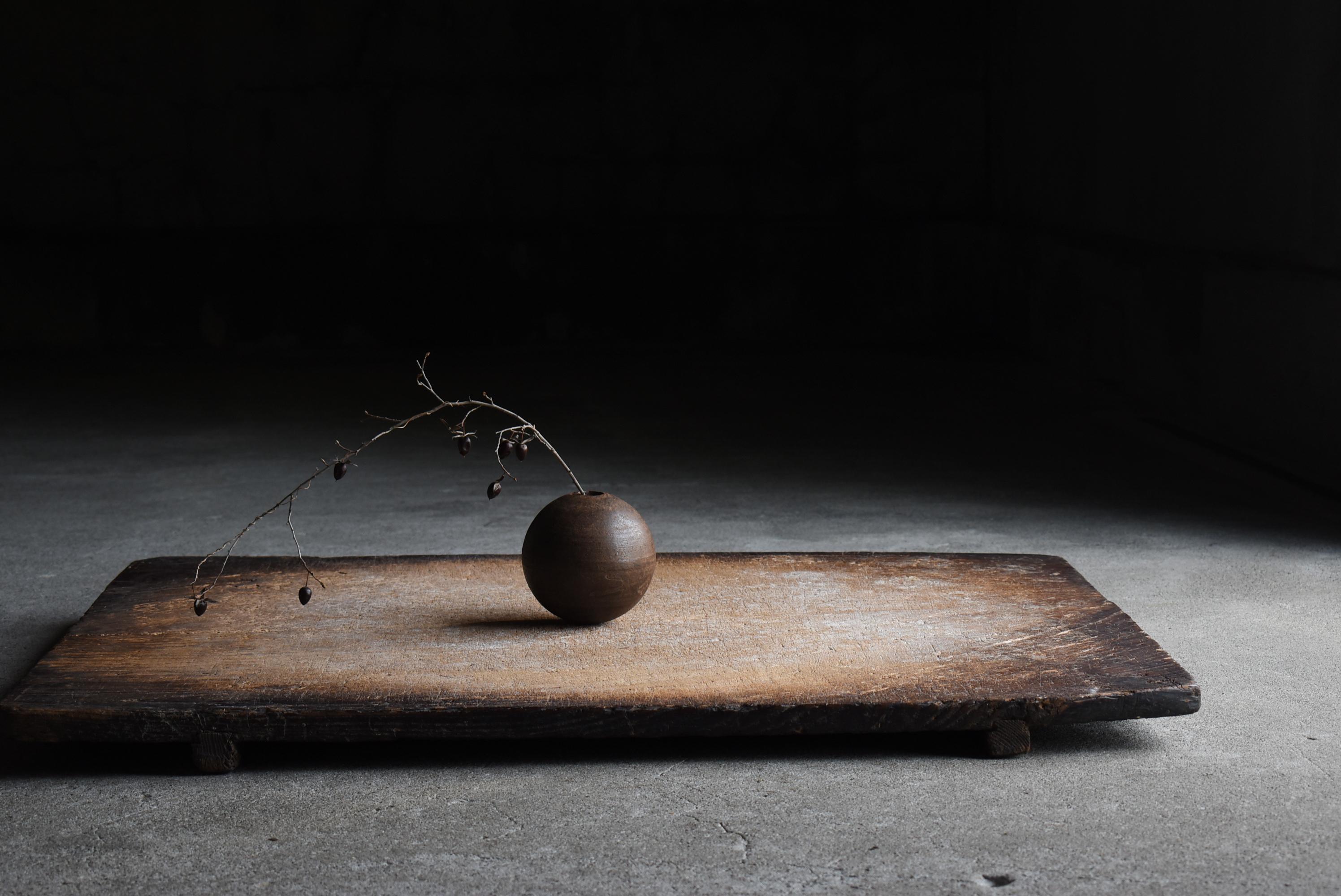 Japanese Antique Wooden Board 1860s-1900s / Abstract Art Wabisabi 9