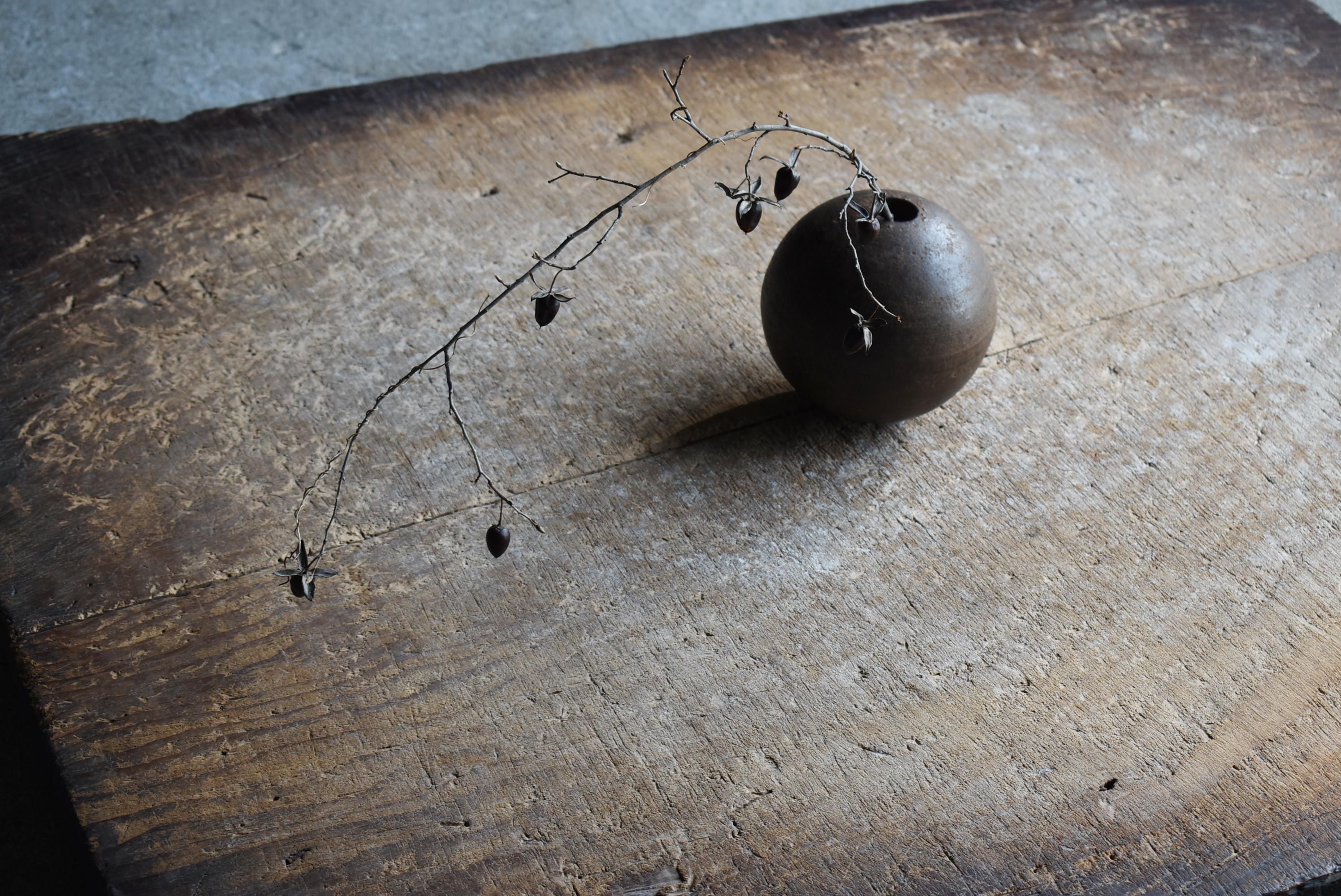 Japanese Antique Wooden Board 1860s-1900s / Abstract Art Wabisabi 10