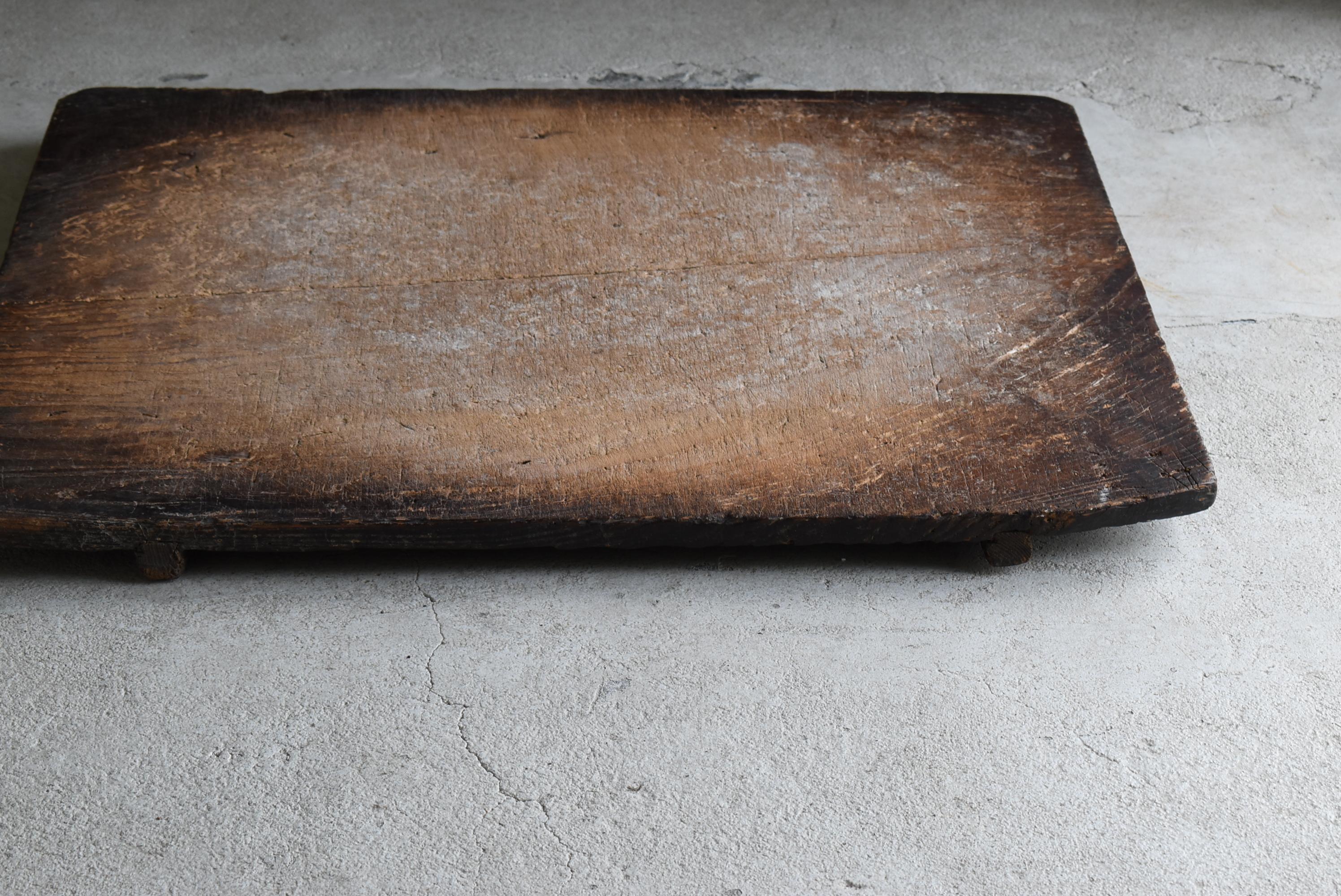 Japanese Antique Wooden Board 1860s-1900s / Abstract Art Wabisabi In Good Condition In Sammu-shi, Chiba