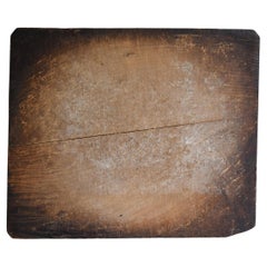 Japanese Antique Wooden Board 1860s-1900s / Abstract Art Wabisabi