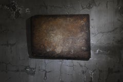 Japanese Antique Wooden Board Abstract Art 1860s-1900s/Wabi-Sabi Mingei Object