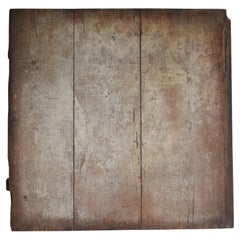 Japanese Antique Wooden Board "Abstract Art" 1860s-1900s/Wabi-sabi mingei stand