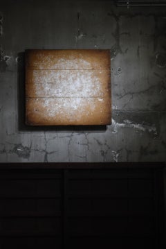 Japanese Antique Wooden Board Wall Decoration 1860s-1900s / Wabisabi