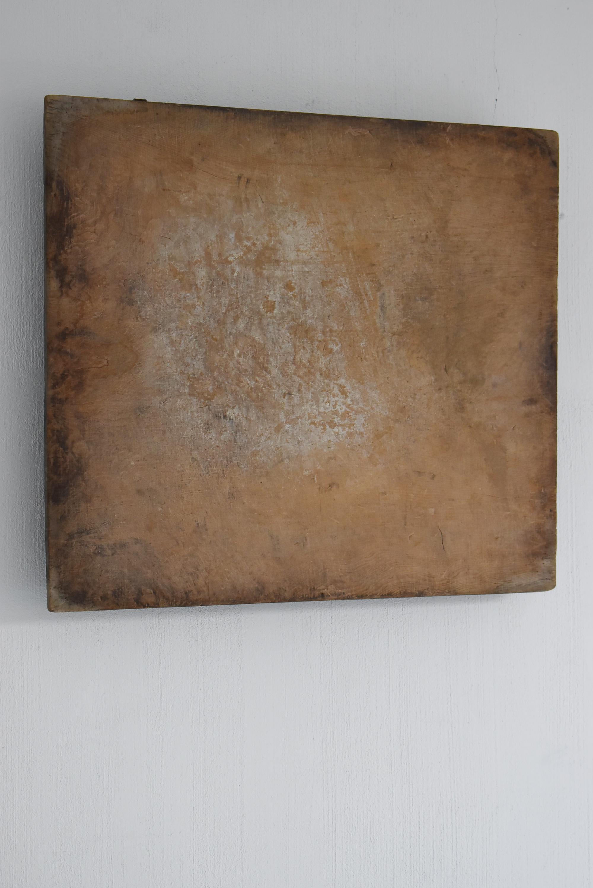 Woodwork Japanese Antique Wooden Board 