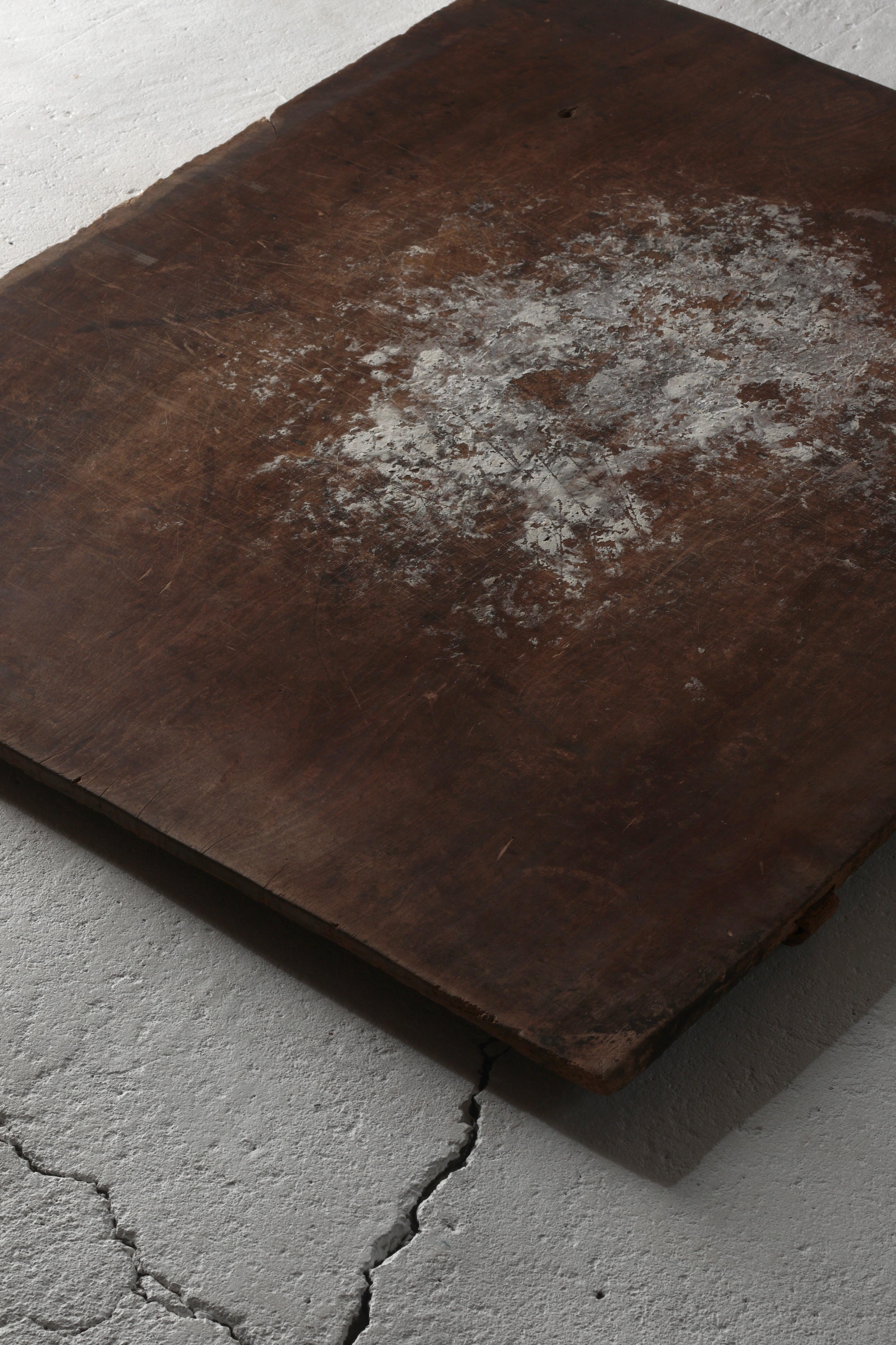 Japanese Antique Wooden Board / Wall Decoration Abstract Art / Wabi-Sabi 6