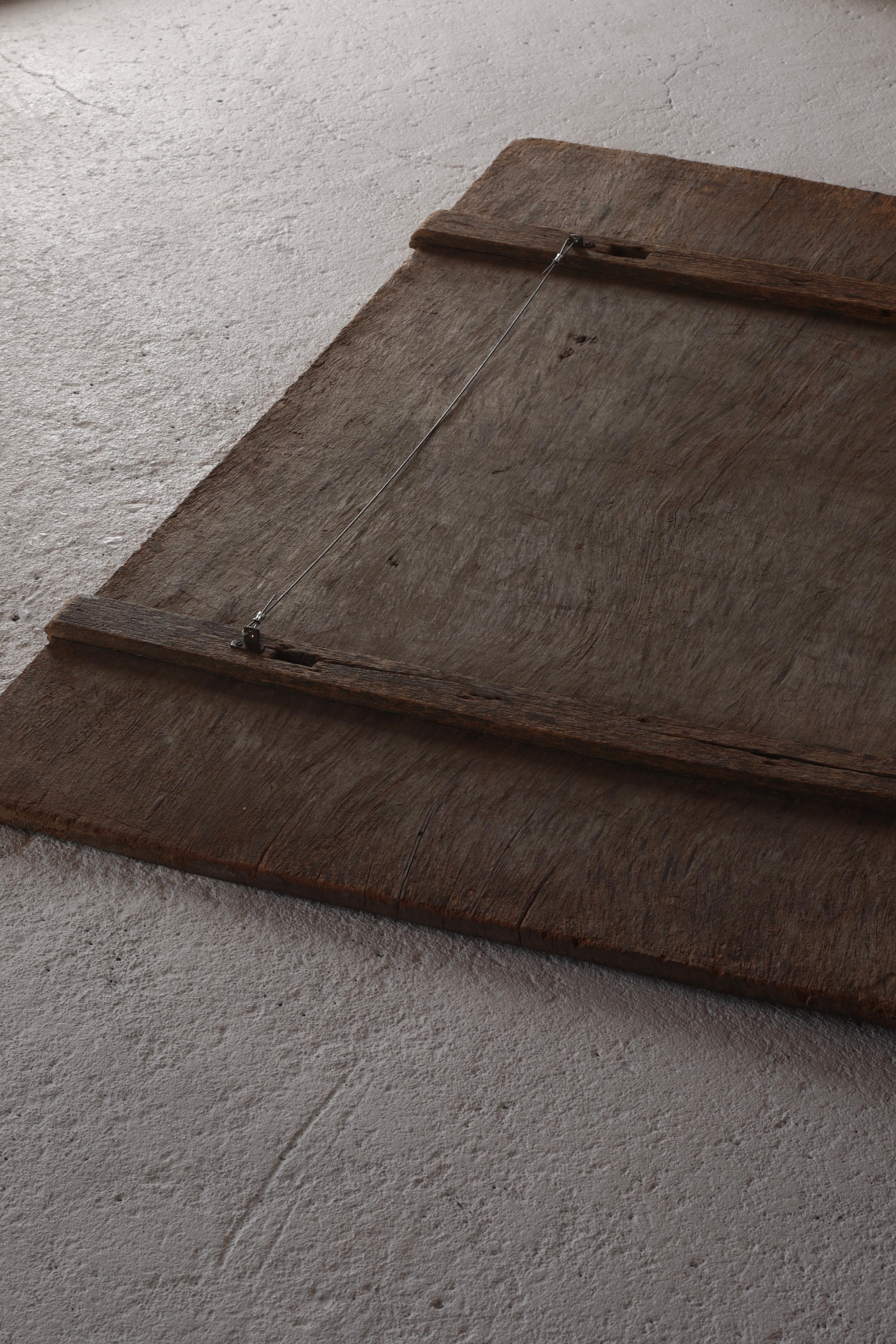 Japanese Antique Wooden Board / Wall Decoration Abstract Art / Wabi-Sabi 8