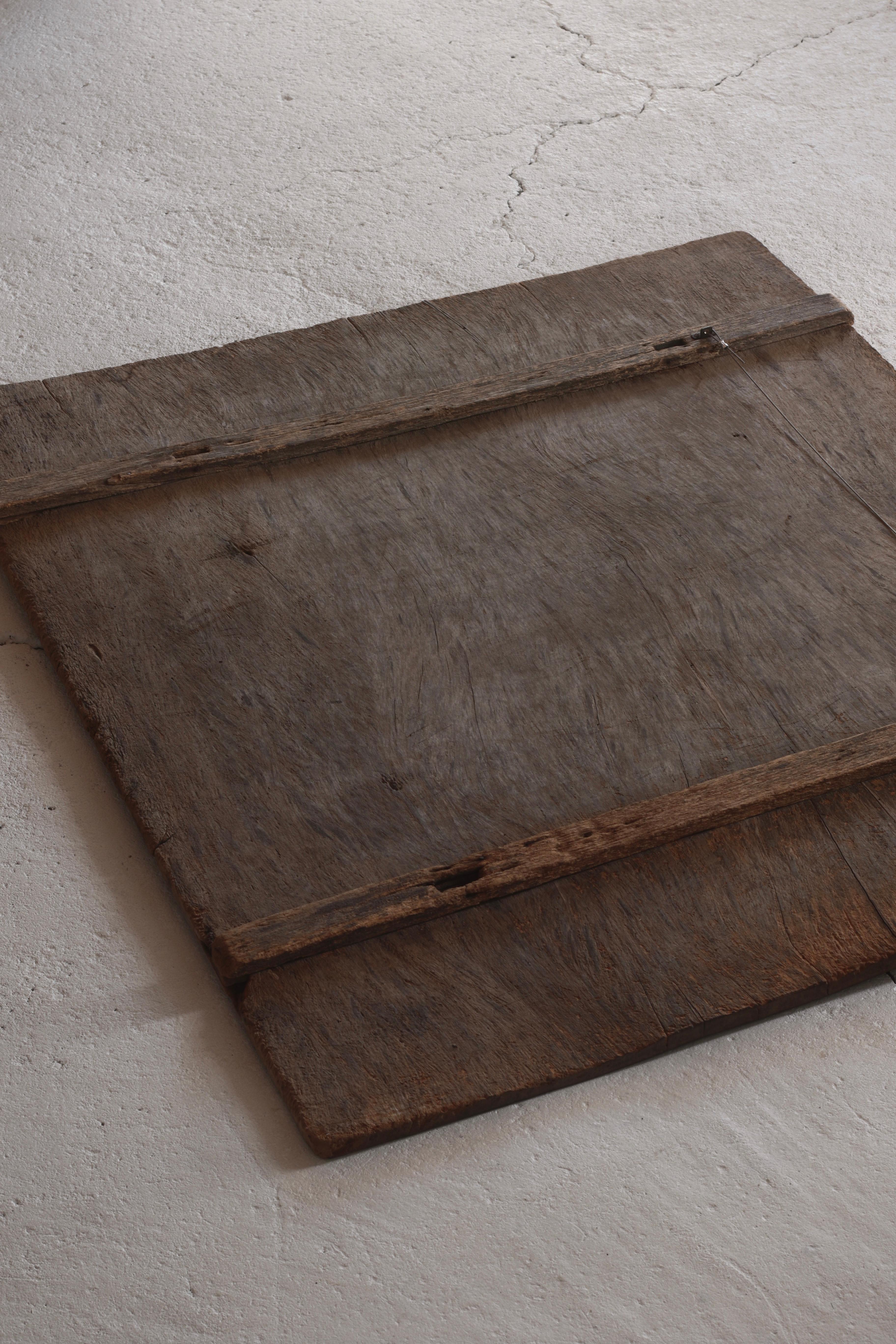Japanese Antique Wooden Board / Wall Decoration Abstract Art / Wabi-Sabi 9