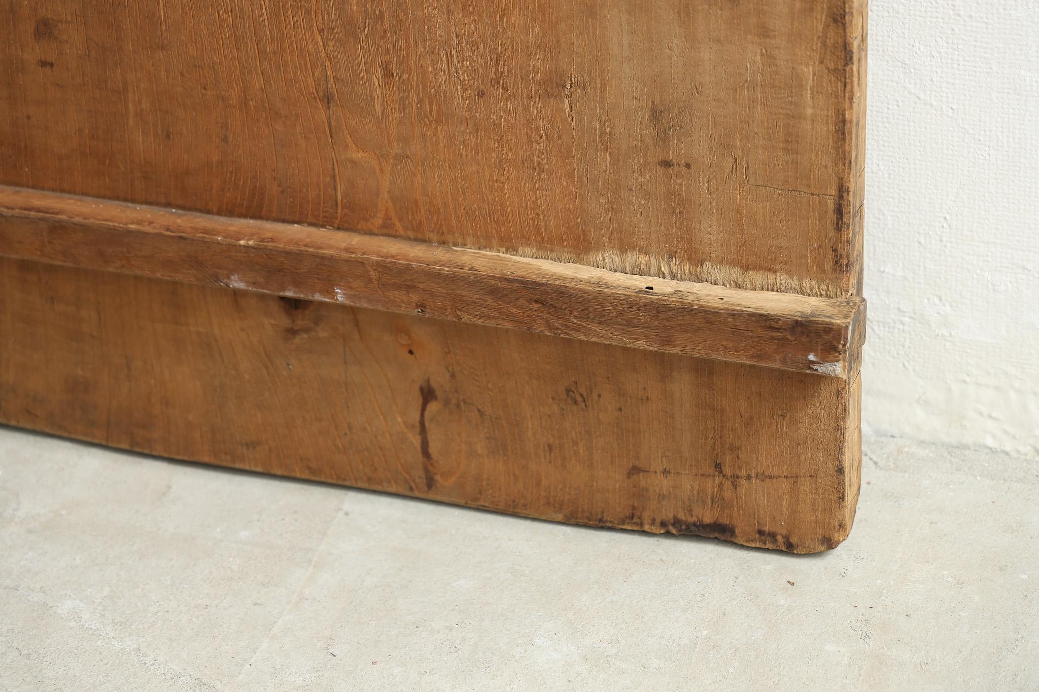 Japanese Antique Wooden Board , Wall Decoration Abstract Art , Wabi-Sabi For Sale 9