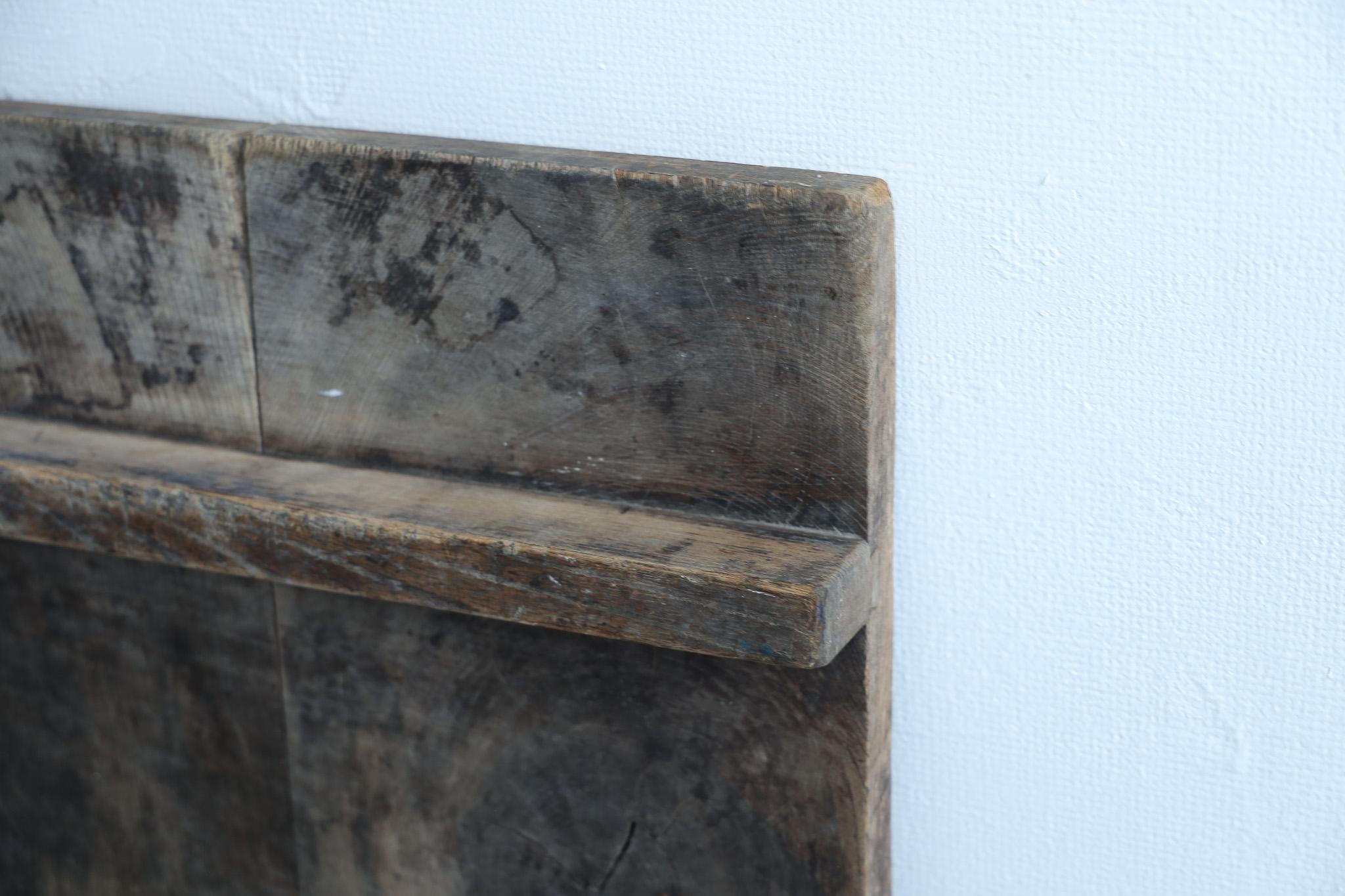Tavola giapponese in legno antico, decorazione da parete, arte astratta, Wabi-Sabi in vendita 8