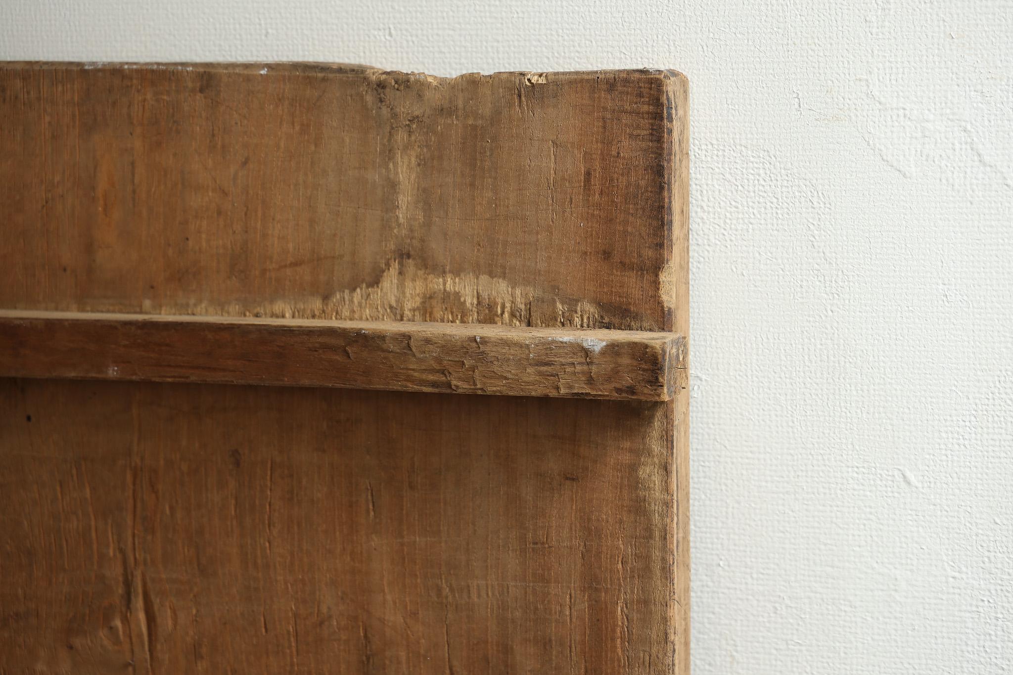 Japanese Antique Wooden Board , Wall Decoration Abstract Art , Wabi-Sabi For Sale 10