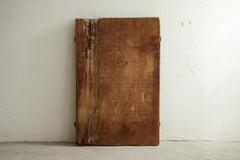 Japanese Antique Wooden Board , Wall Decoration Abstract Art , Wabi-Sabi