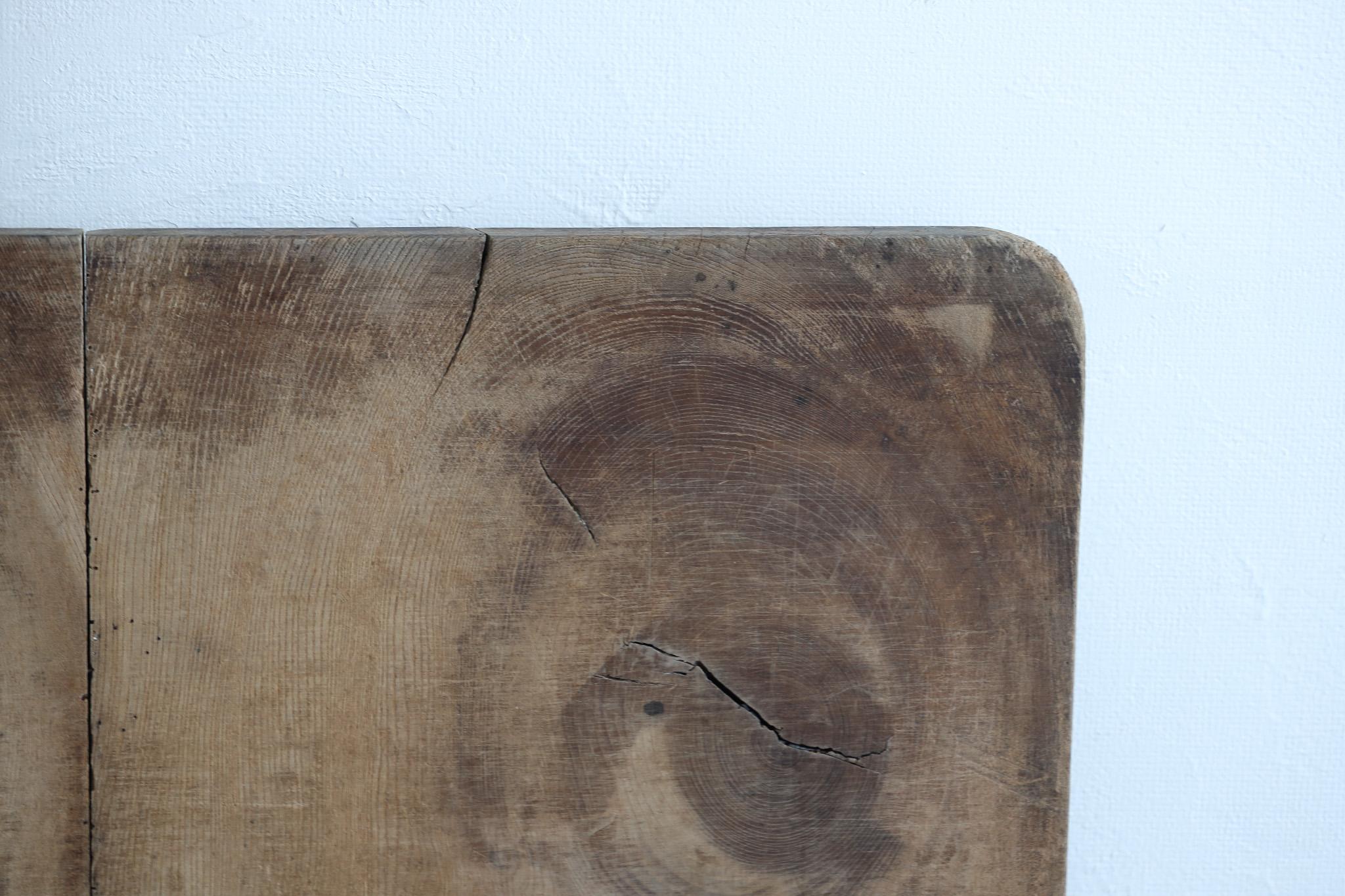 Tavola giapponese in legno antico, decorazione da parete, arte astratta, Wabi-Sabi In condizioni discrete in vendita a Katori-Shi, 12